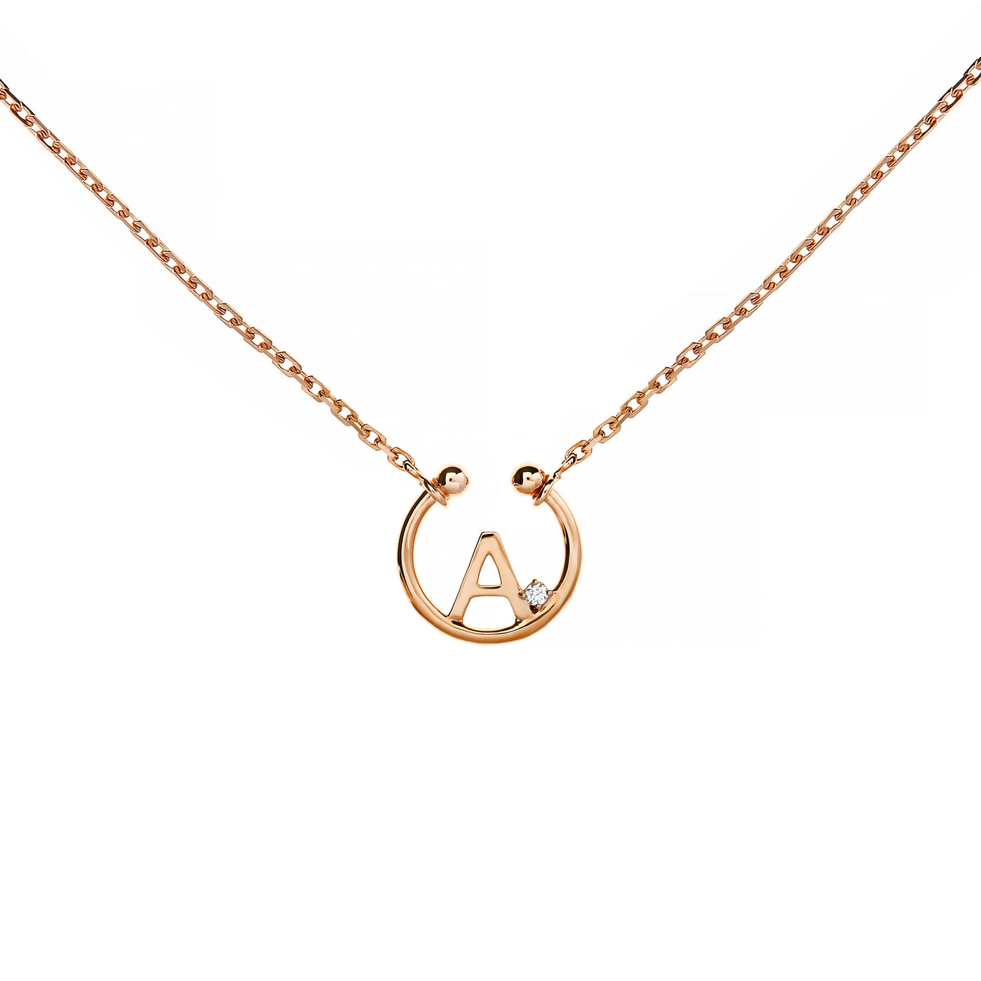 A Alphabeth Diamond Necklace (P2406040008)