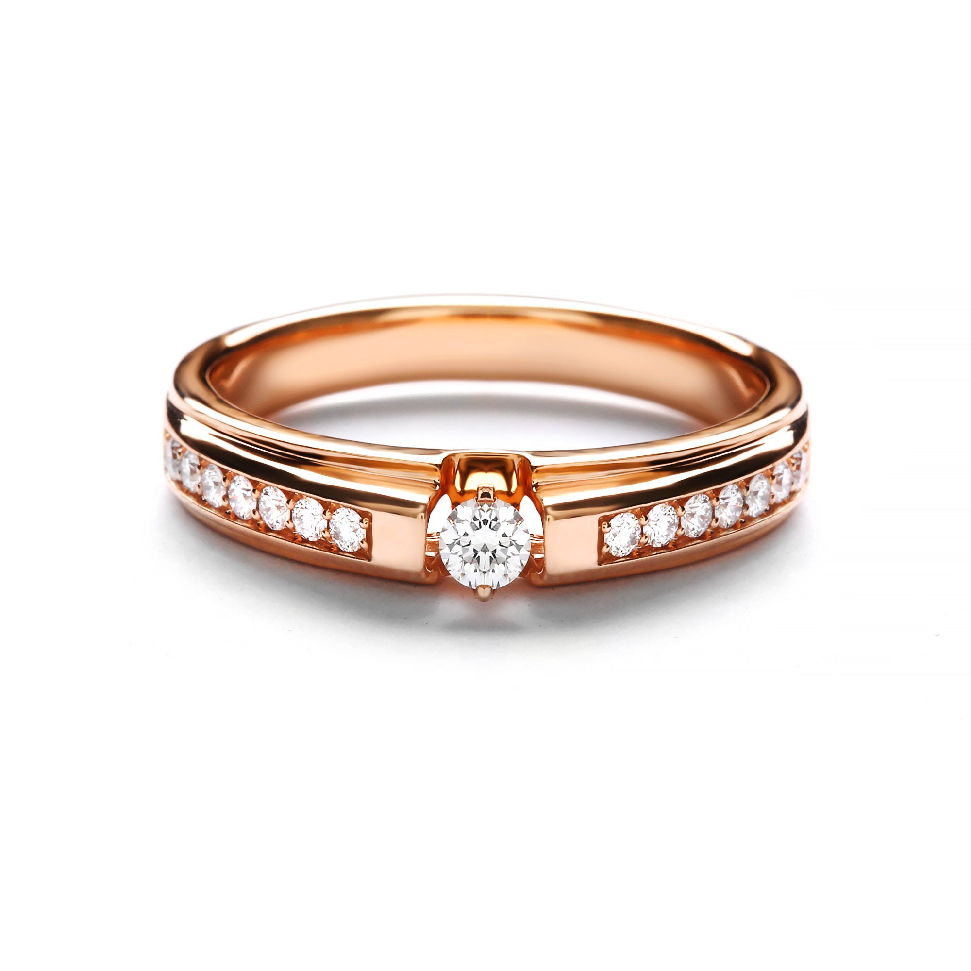 Enchante & Danse With Dancing Stone Diamond Ring