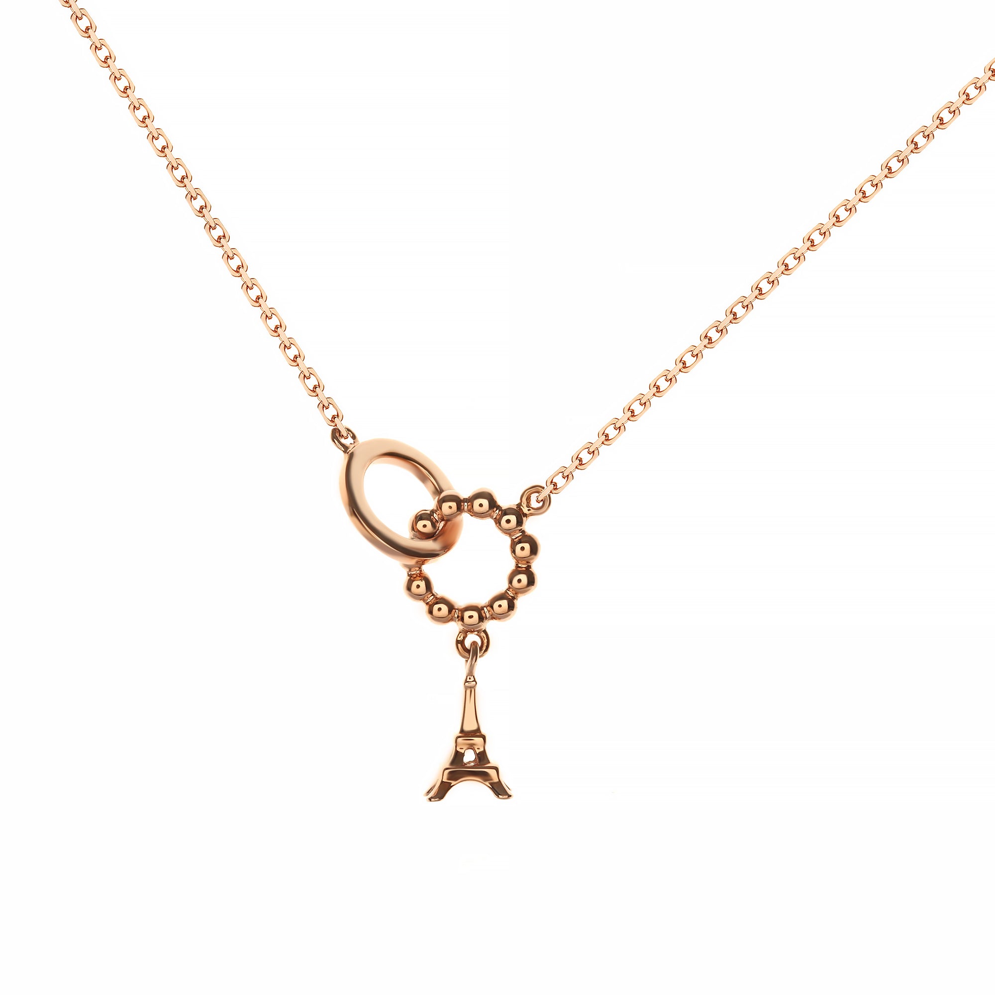 Paris Gold Necklace Rosegold (G2402050013)