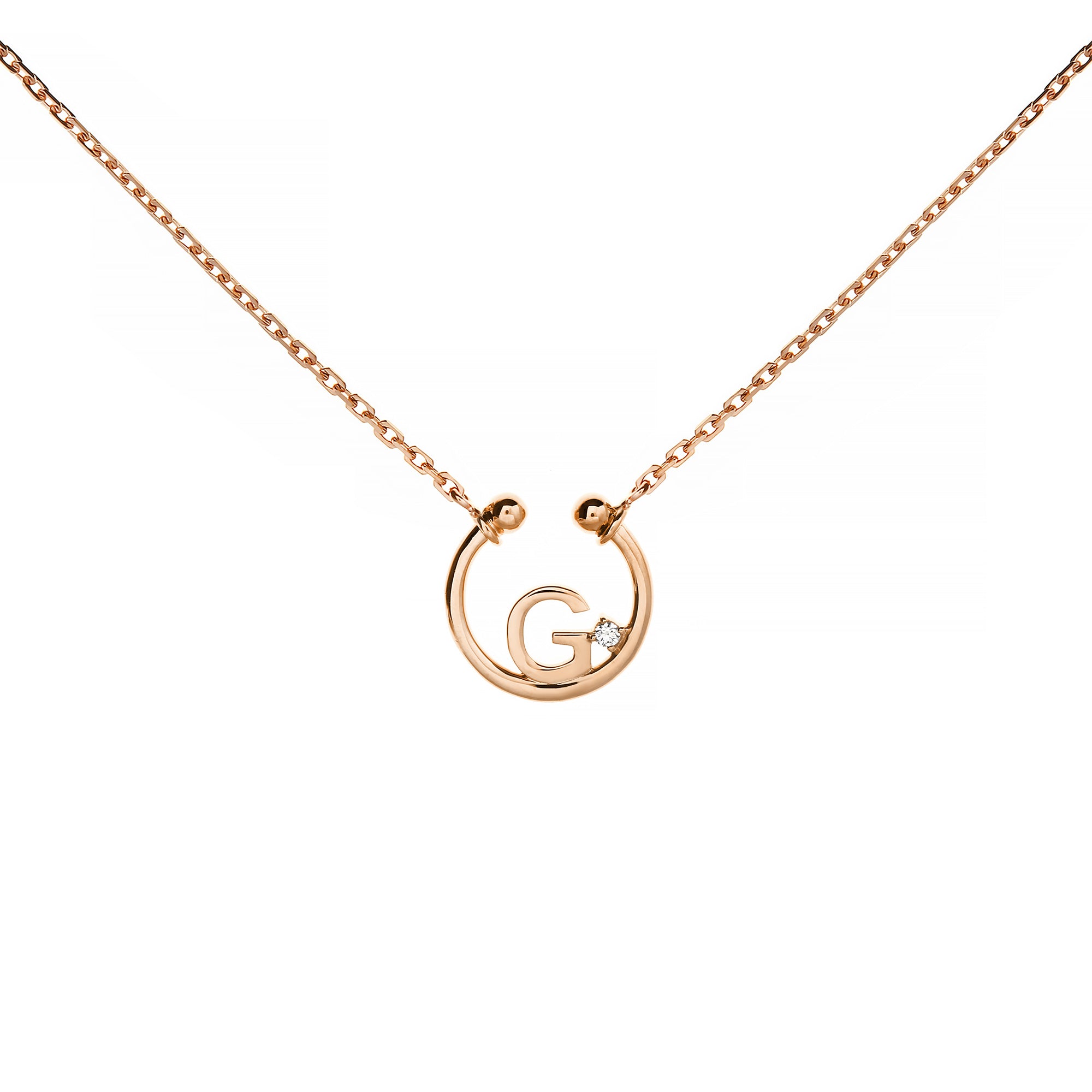 G Alphabeth Diamond Necklace (P2405310006)