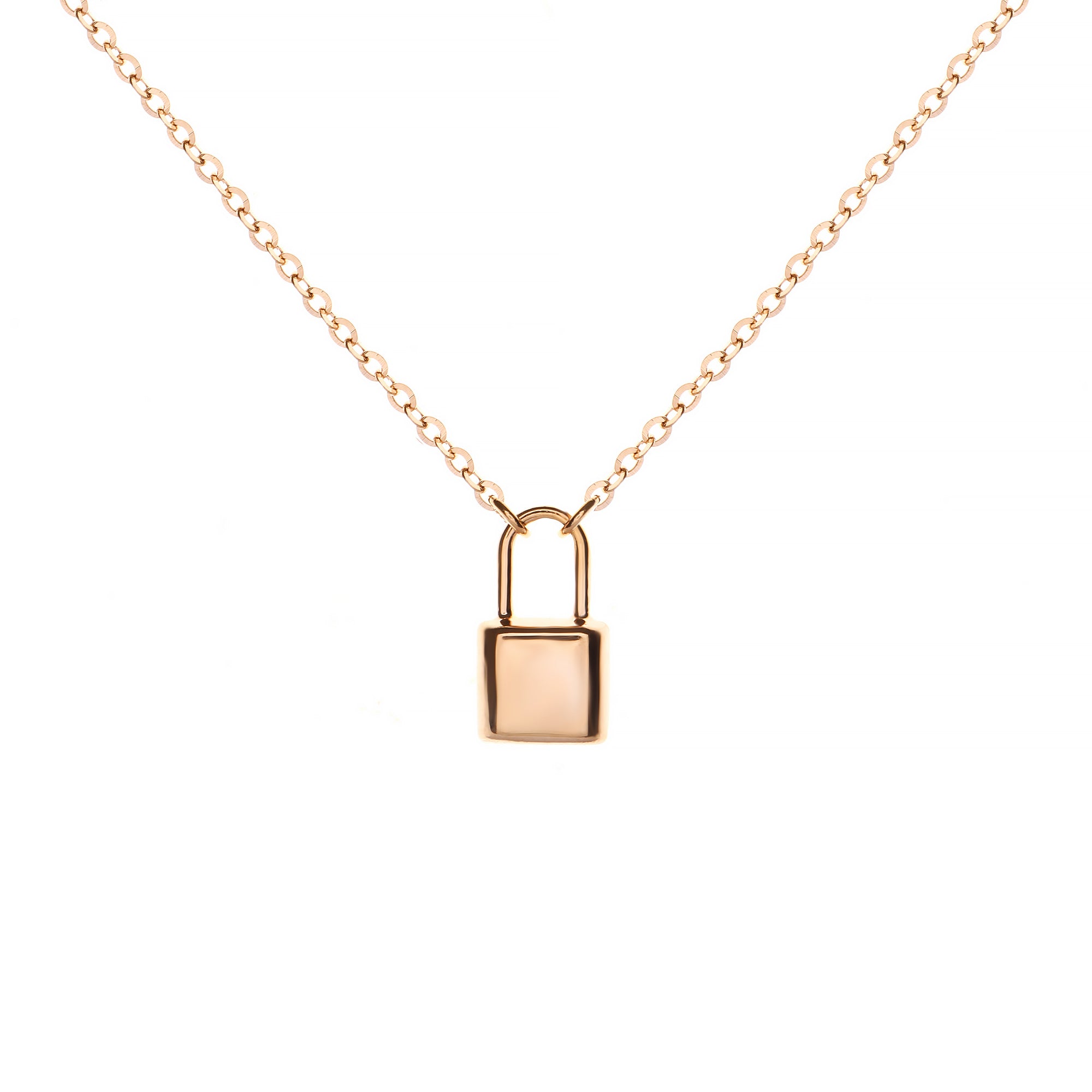 Locke Gold Necklace Rosegold (S2307281798)