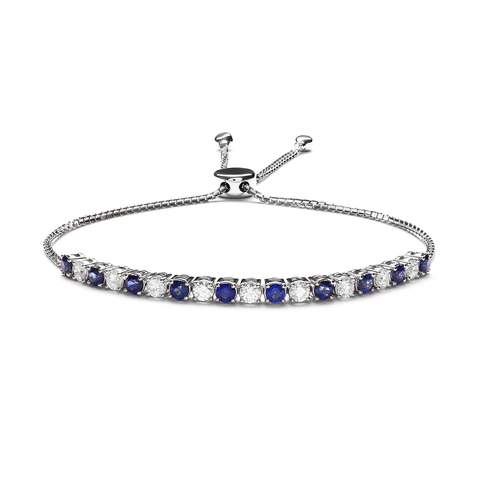 Lisette Diamond Bracelet With Sapphire (P2303170024)