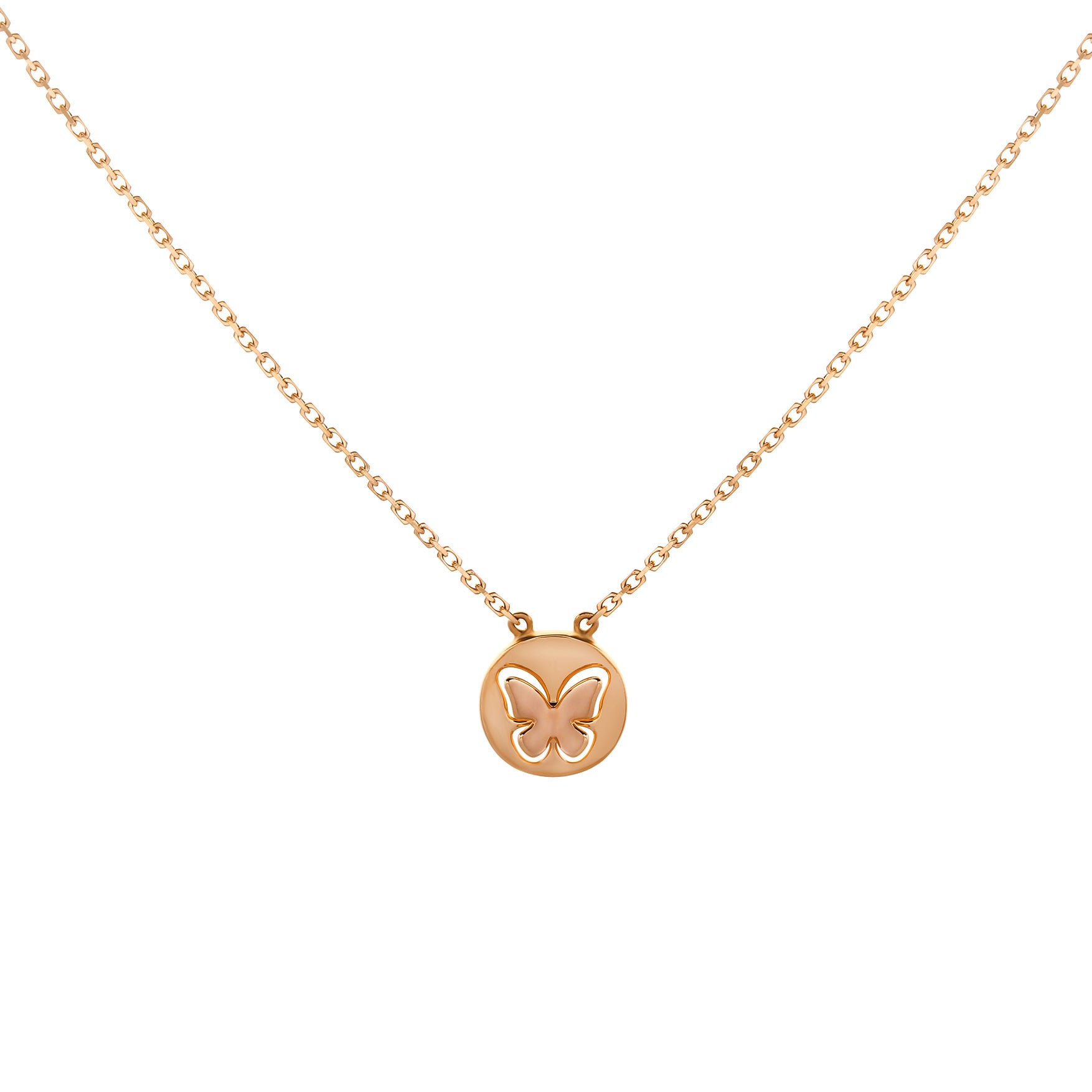 Mindy Gold Necklace Rosegold (G2404220048)