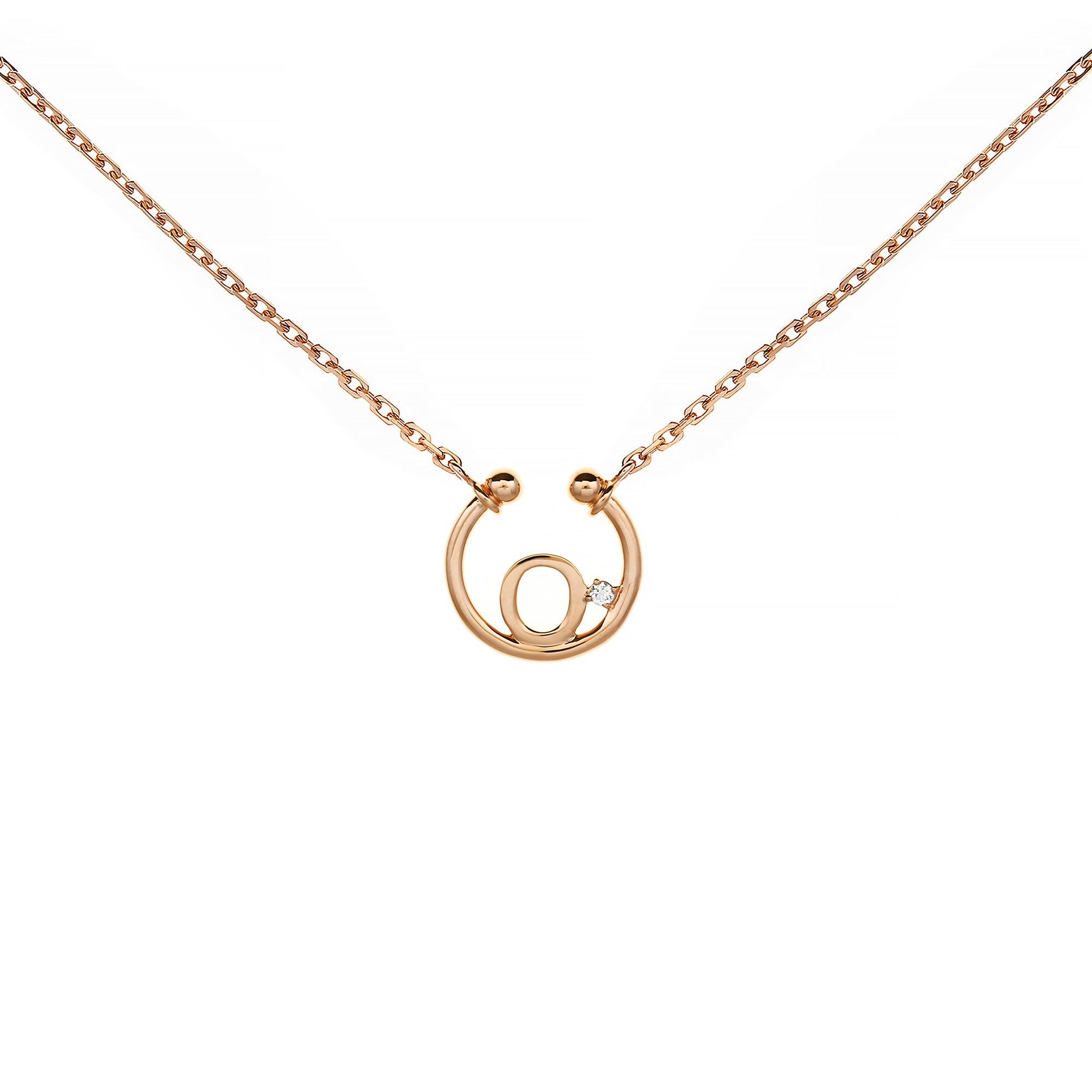O Alphabeth Diamond Necklace (P2405310023)