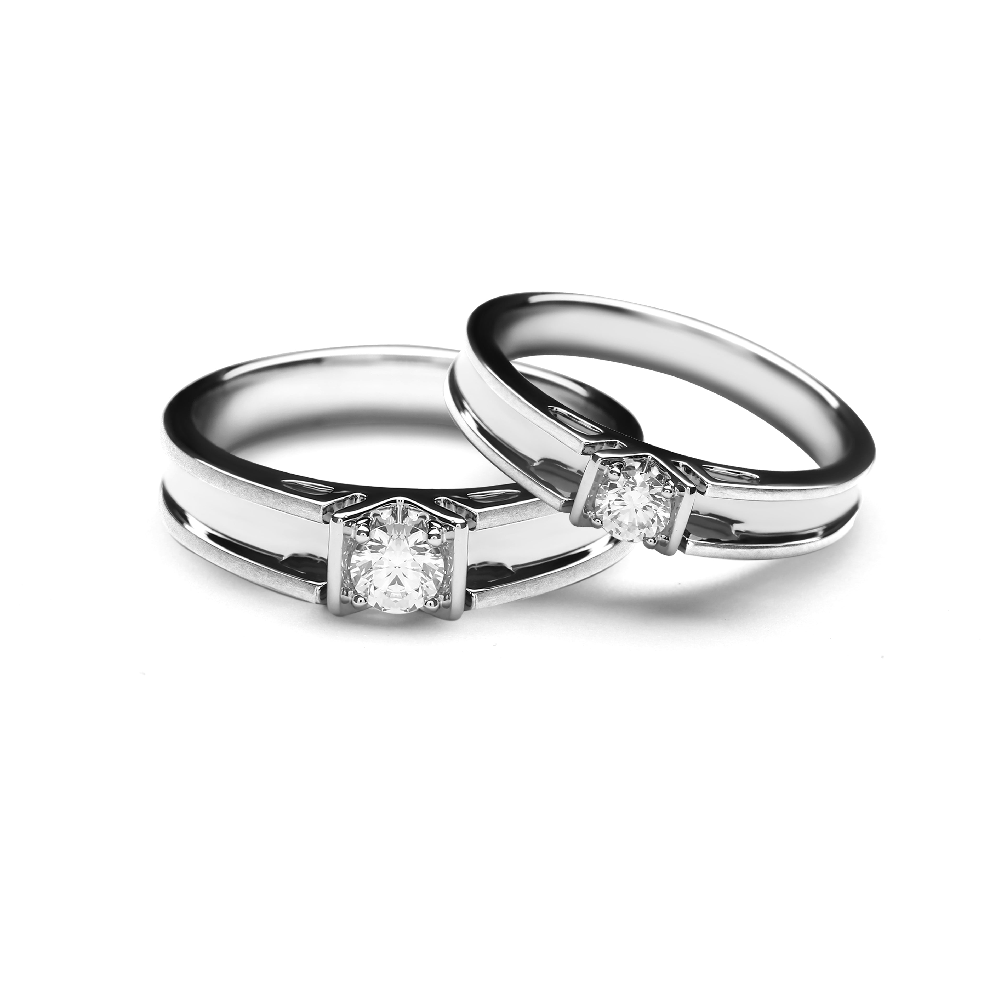 Robin for Couple Diamond Ring