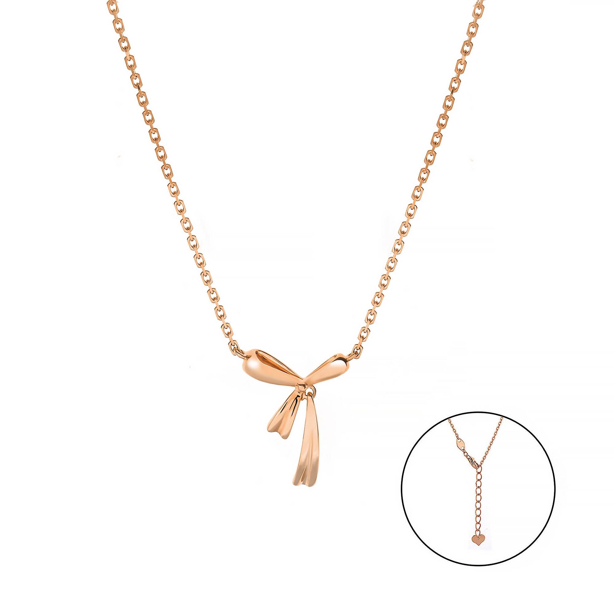 Ribona Gold Necklace Rosegold (G2511180321)
