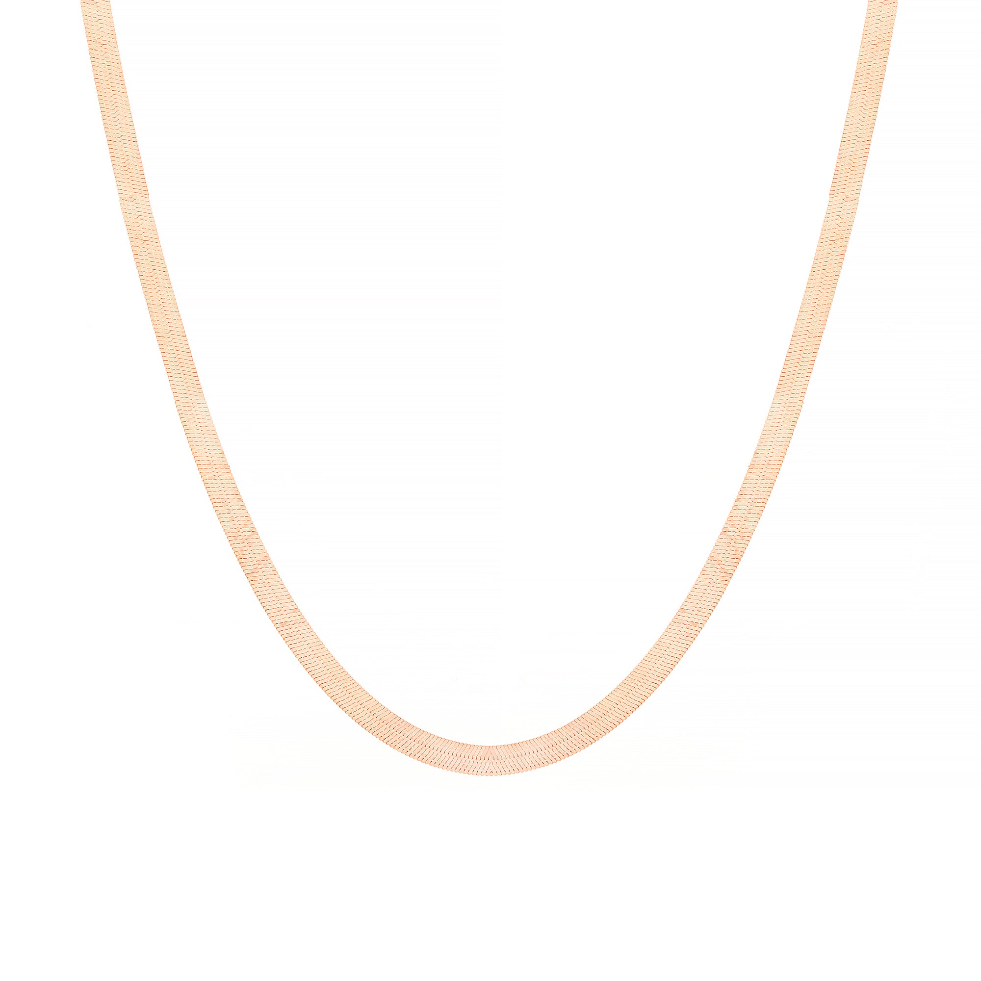 S Magic Gold Necklace Chain 18K Rosegold (S2211220245)