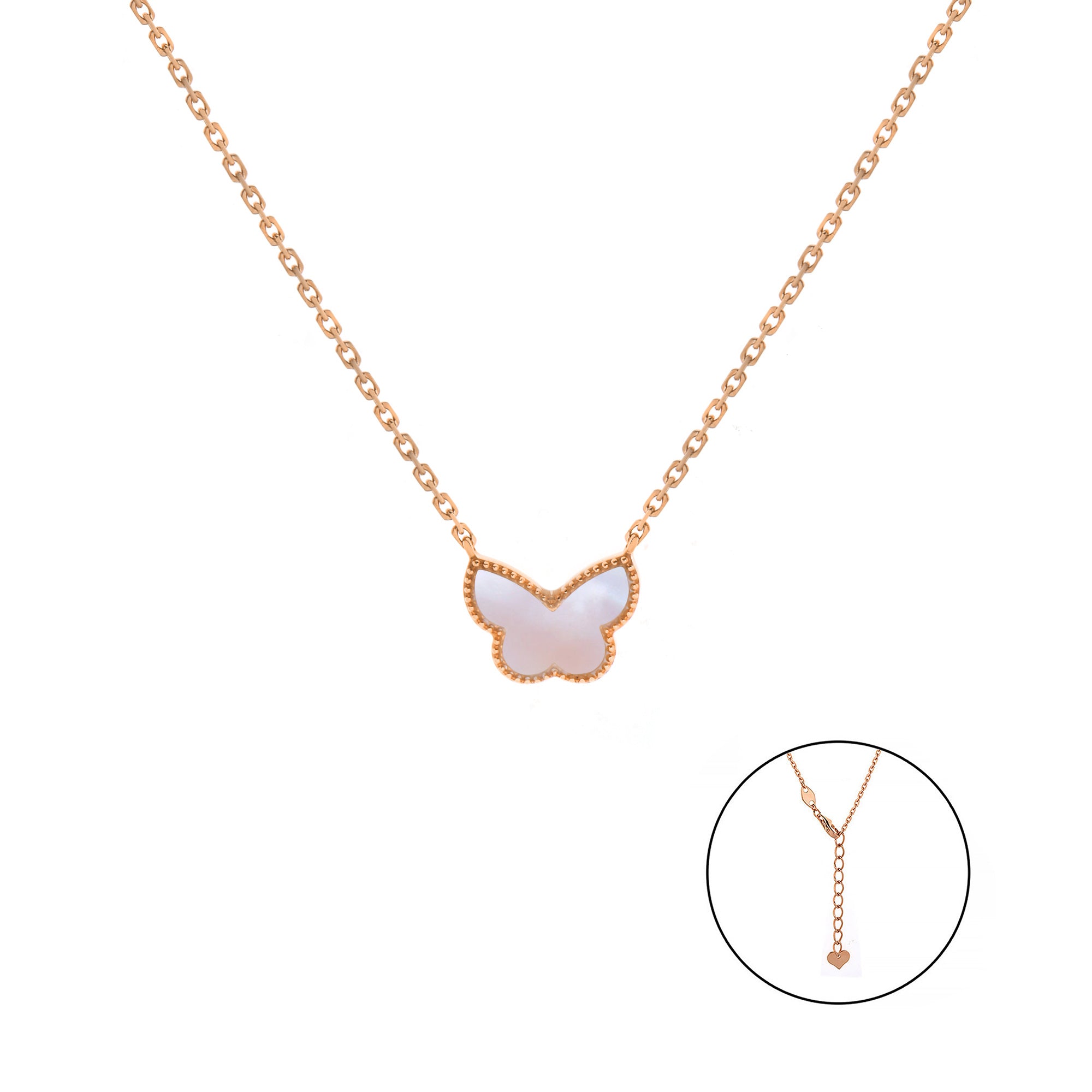 Aluna on Mother of Pearl Gold Necklace (G2512120001)