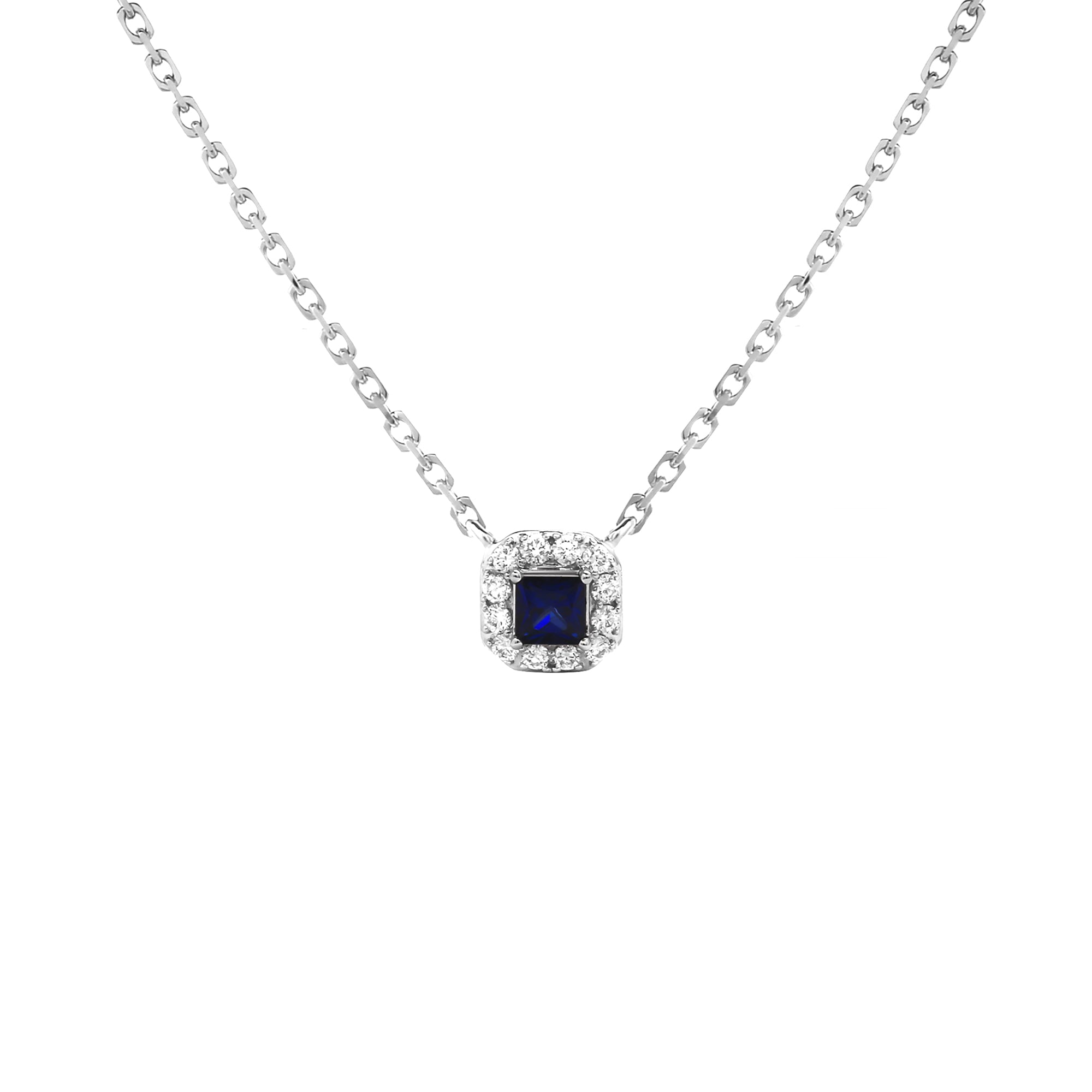 Aquilina Diamond Necklace With Blue Sapphire (P2411220014)