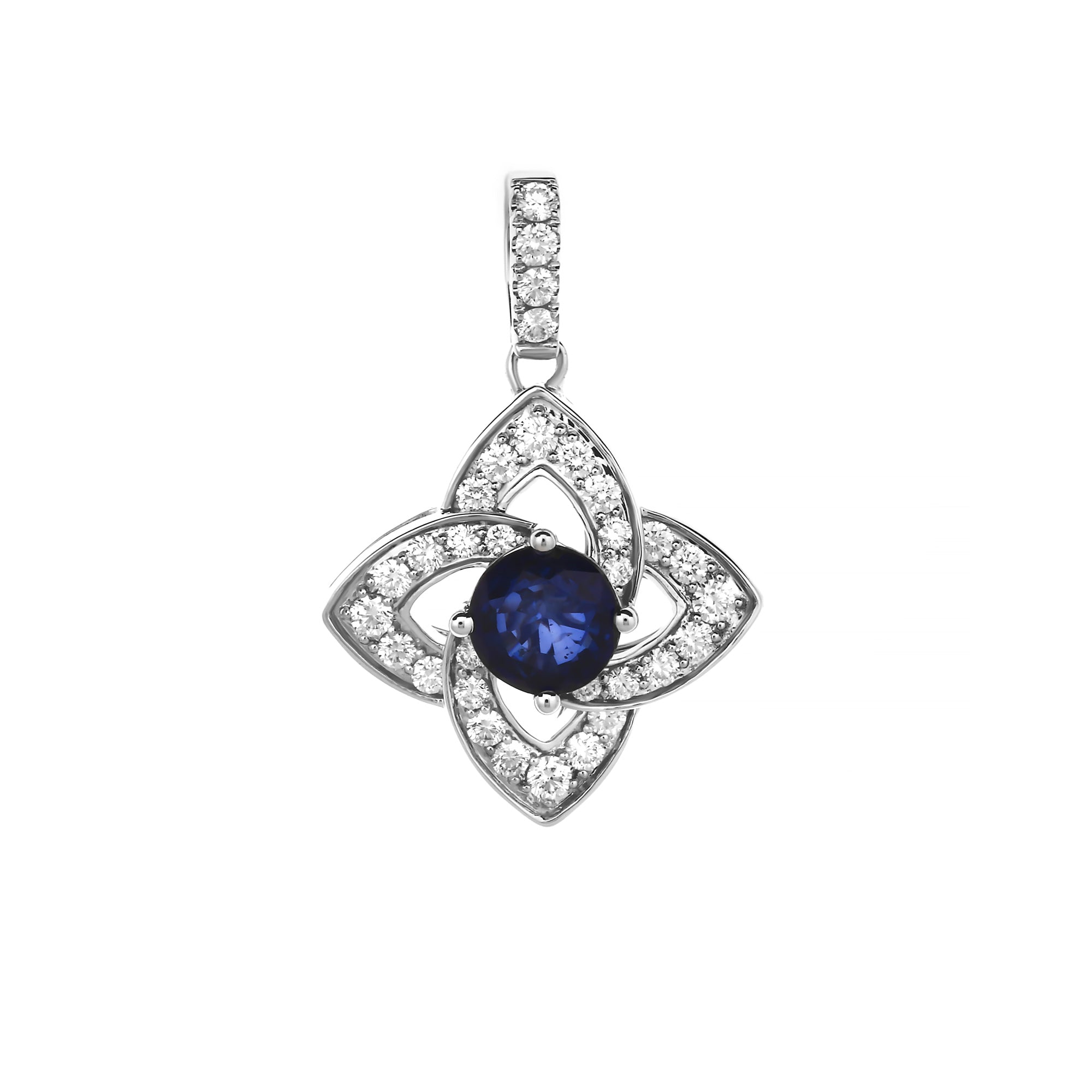 Cole Diamond Pendant With Blue Sapphire (D2408070006)