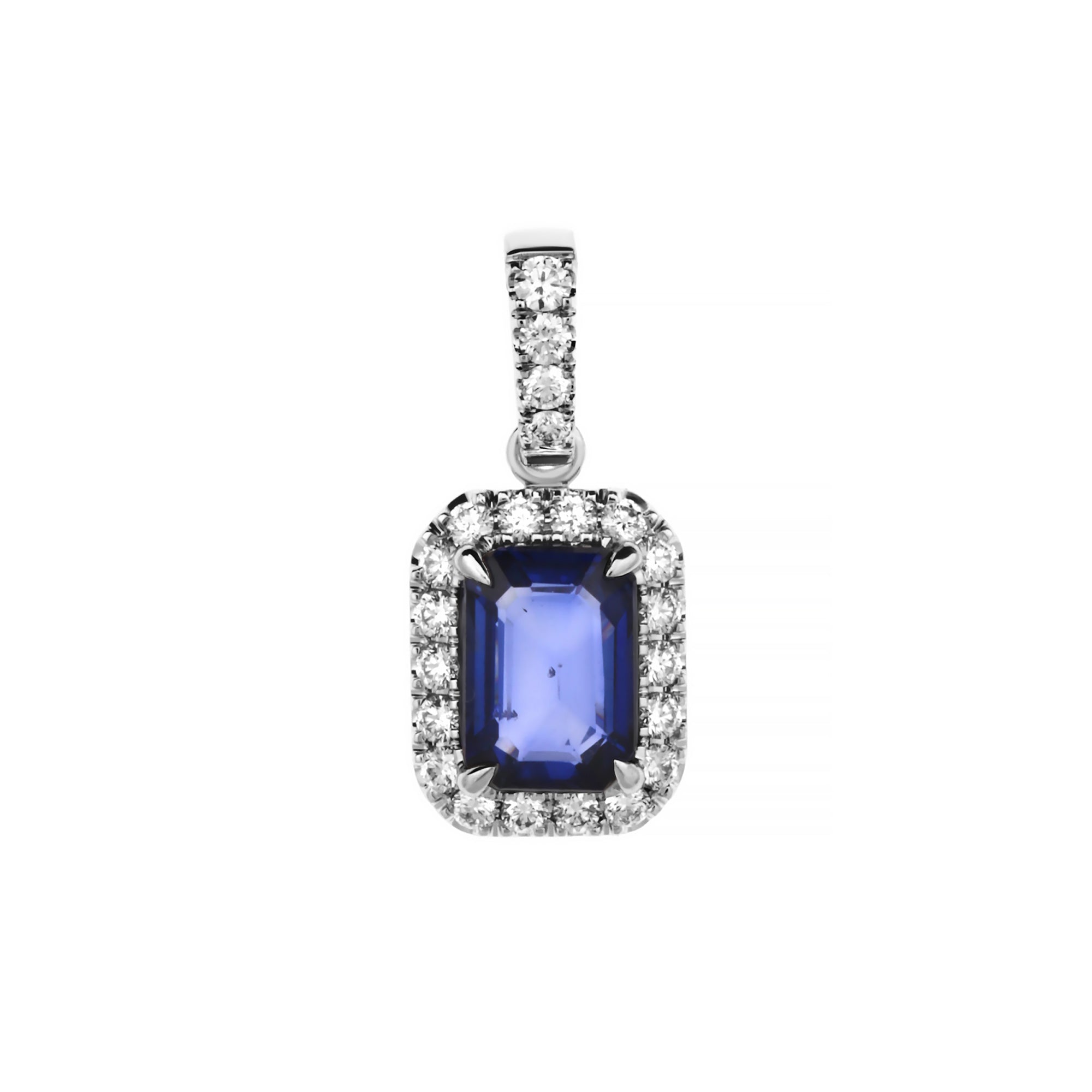 Dovizia Diamond Pendant With Blue Sapphire (D2407230002)