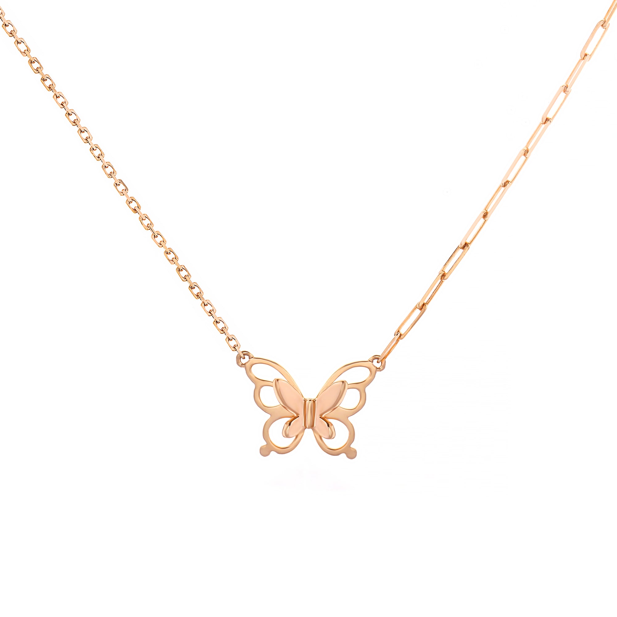 Farasha Gold Necklace Rosegold (G2404200002)