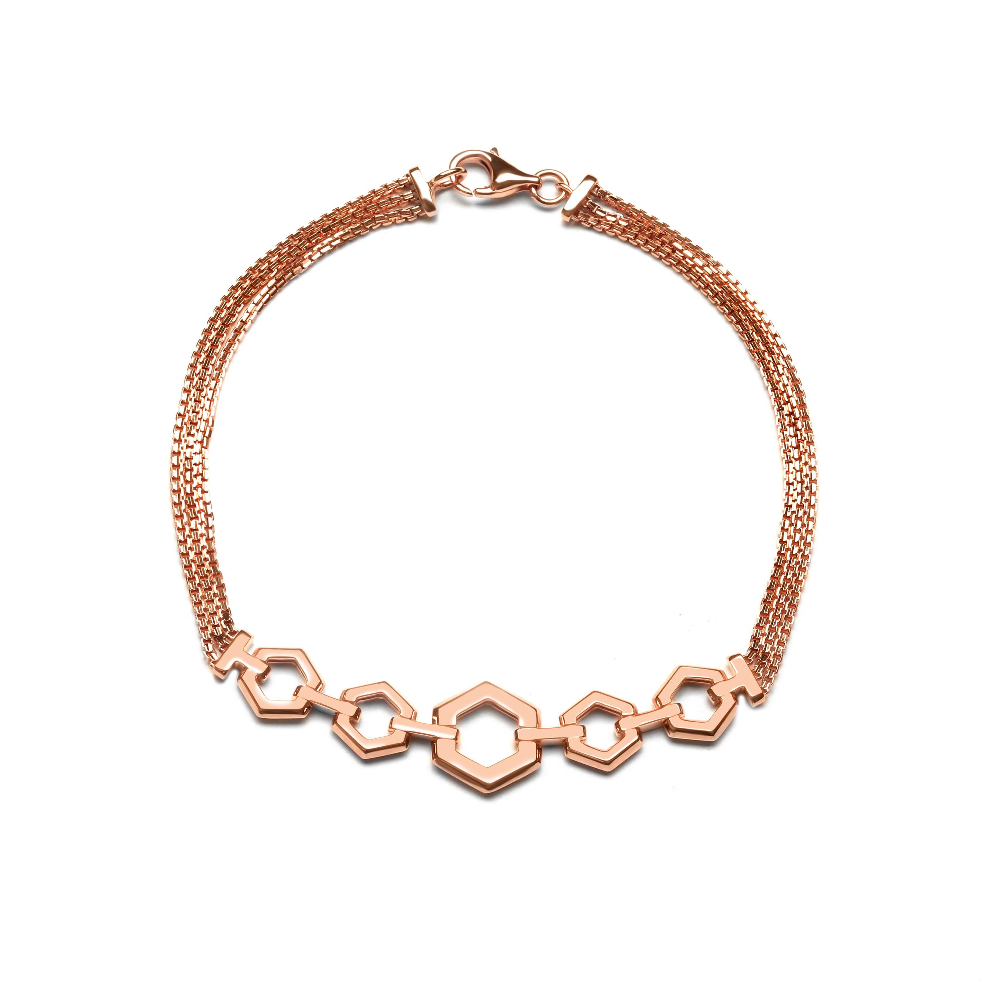 Hexa Gold Bracelet Rosegold (G2403060010)