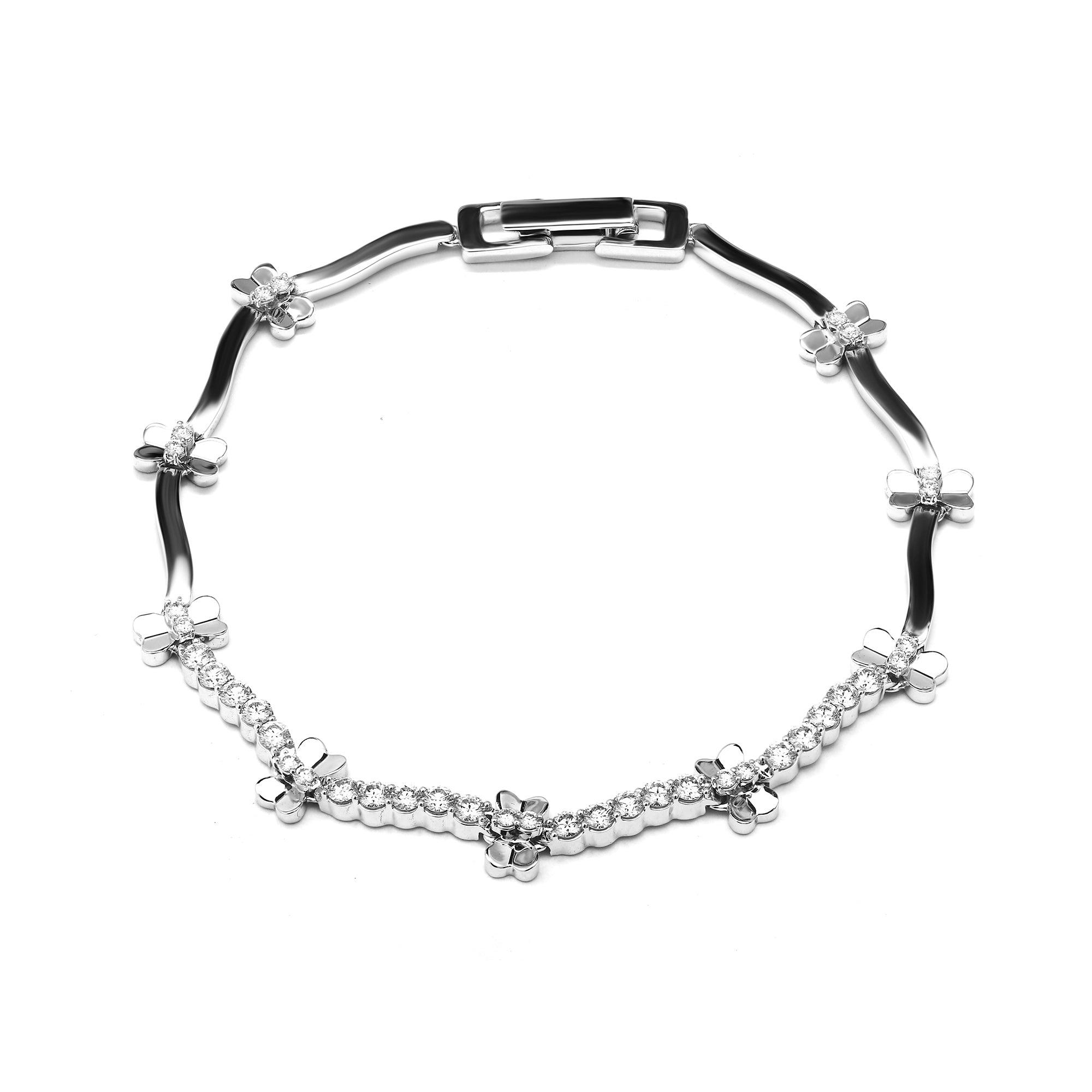 Roswitha Diamond Bracelet Whitegold (P2311100028)