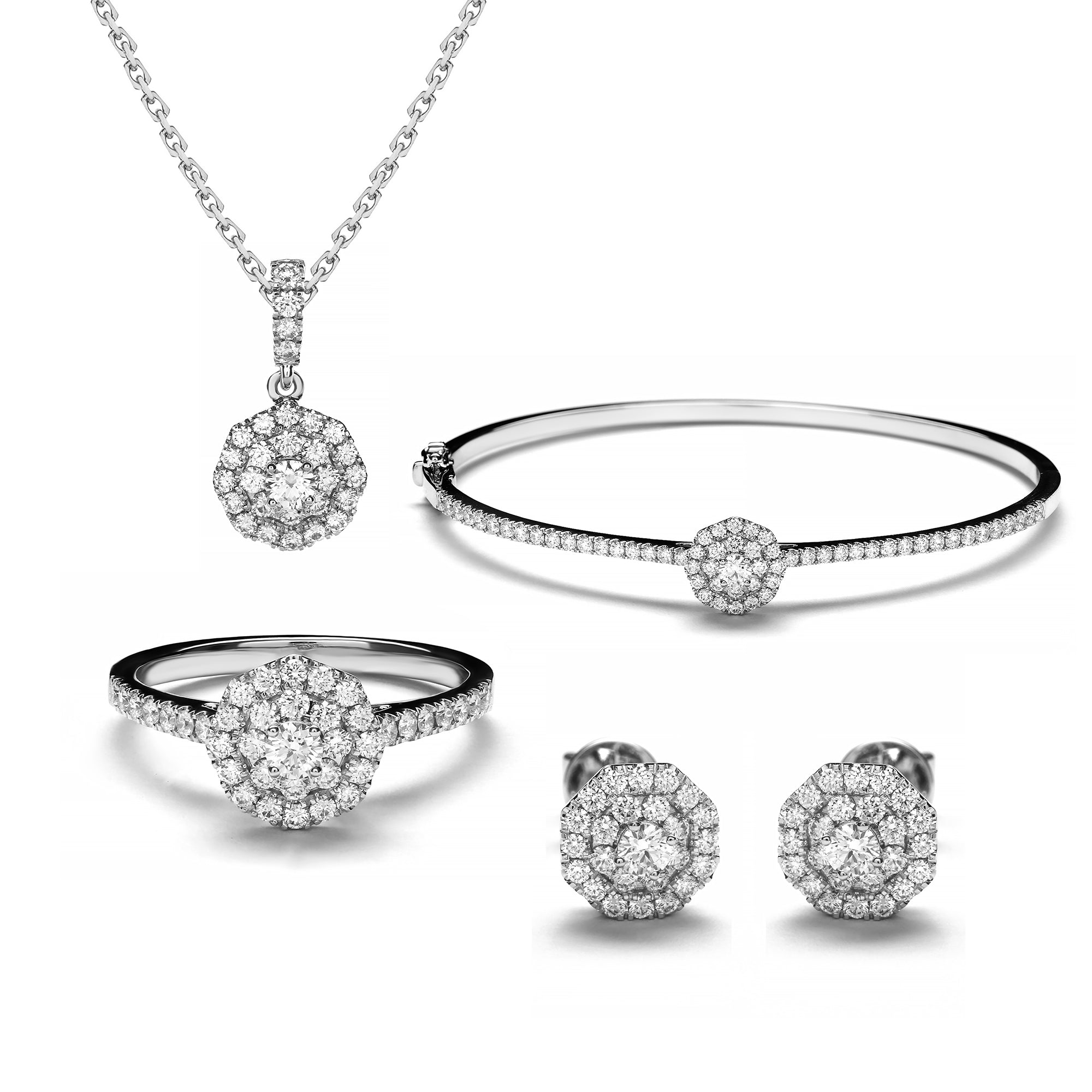 Amberlyn Set Diamond (Champagne)