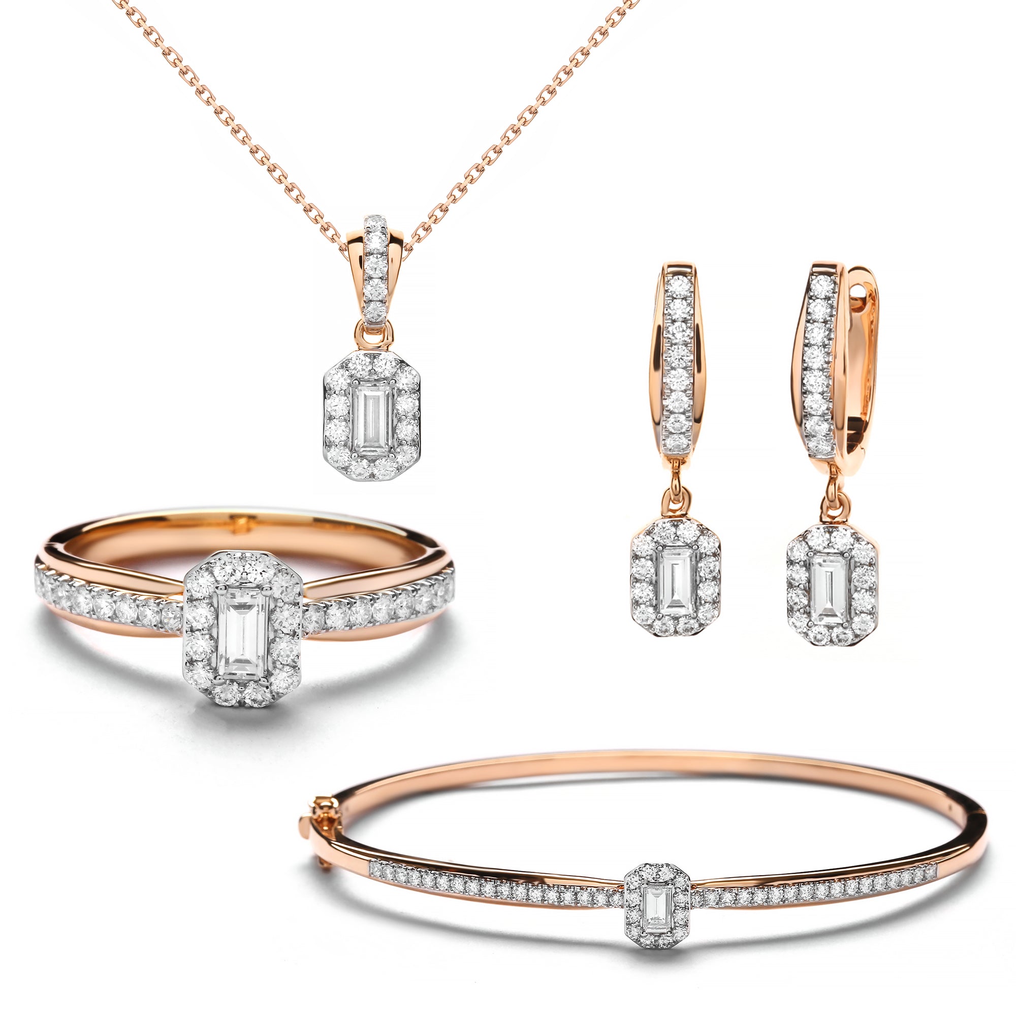 Priscilla Set Diamond (Champagne)