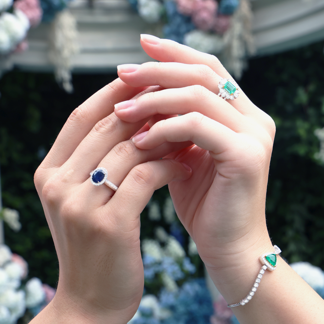 Roderica Diamond Bracelet With Emerald (P2303030053)