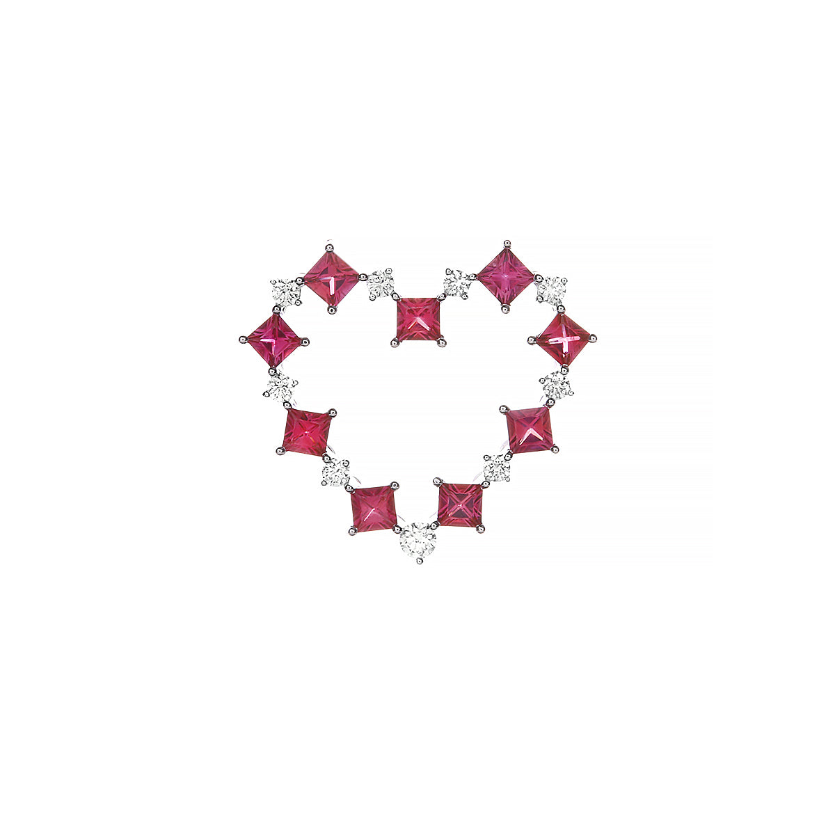 Ashley Diamond Pendant With Ruby (P2007090048)