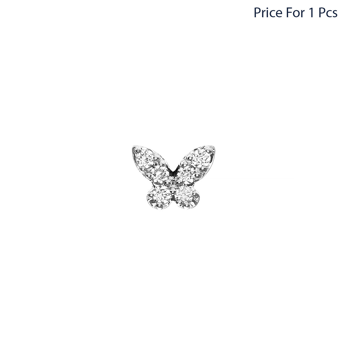 Butterfly Stud Diamond Earrings (P2006120017)