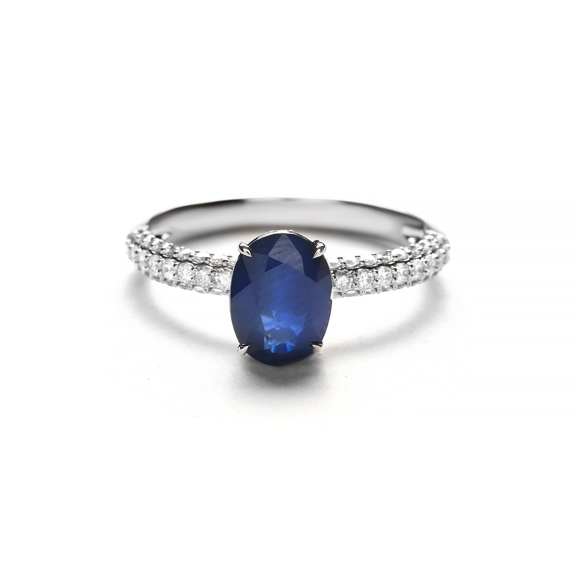 Cressida Diamond Ring With Sapphire (P2212130016)