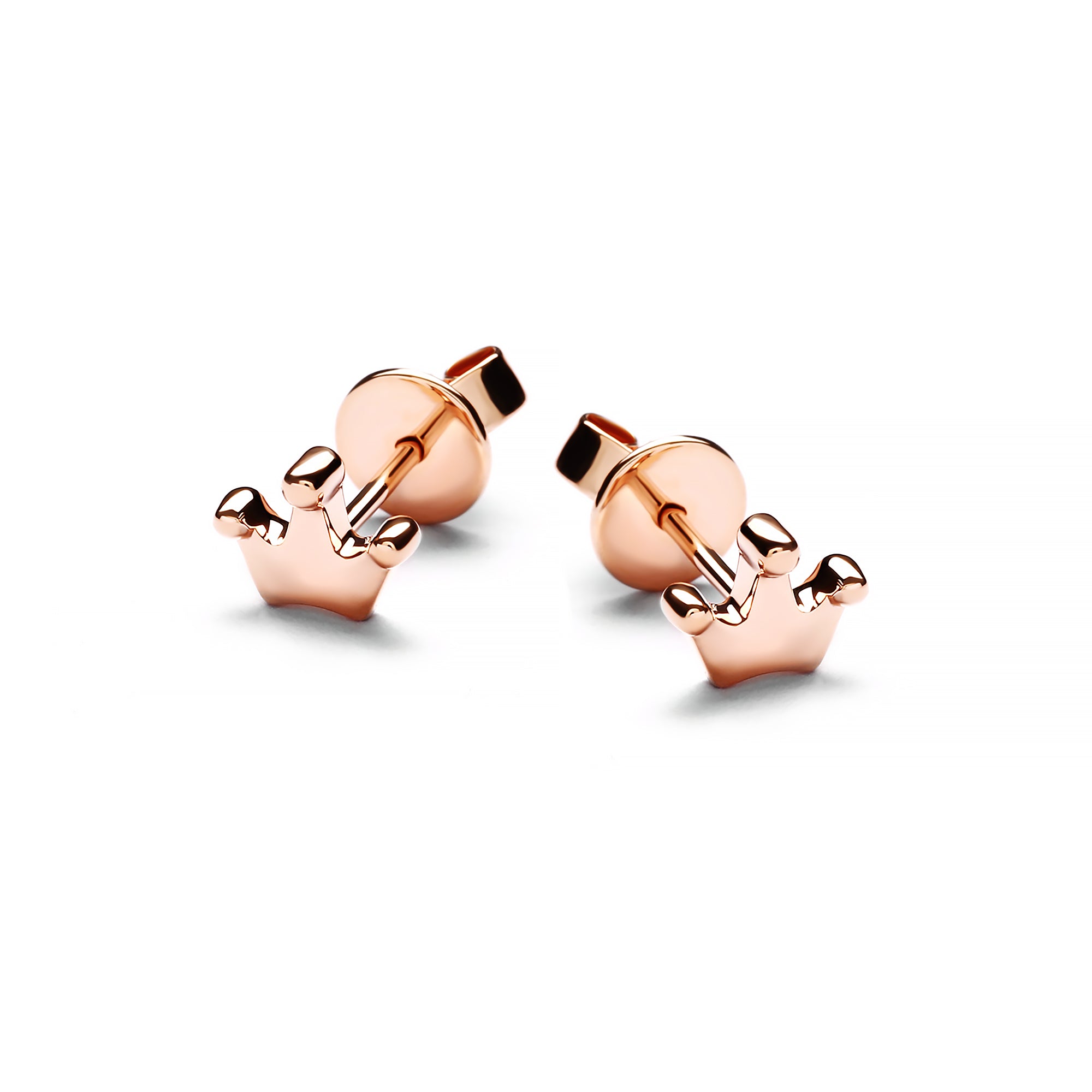 Crown Gold Earring (G2402070020)