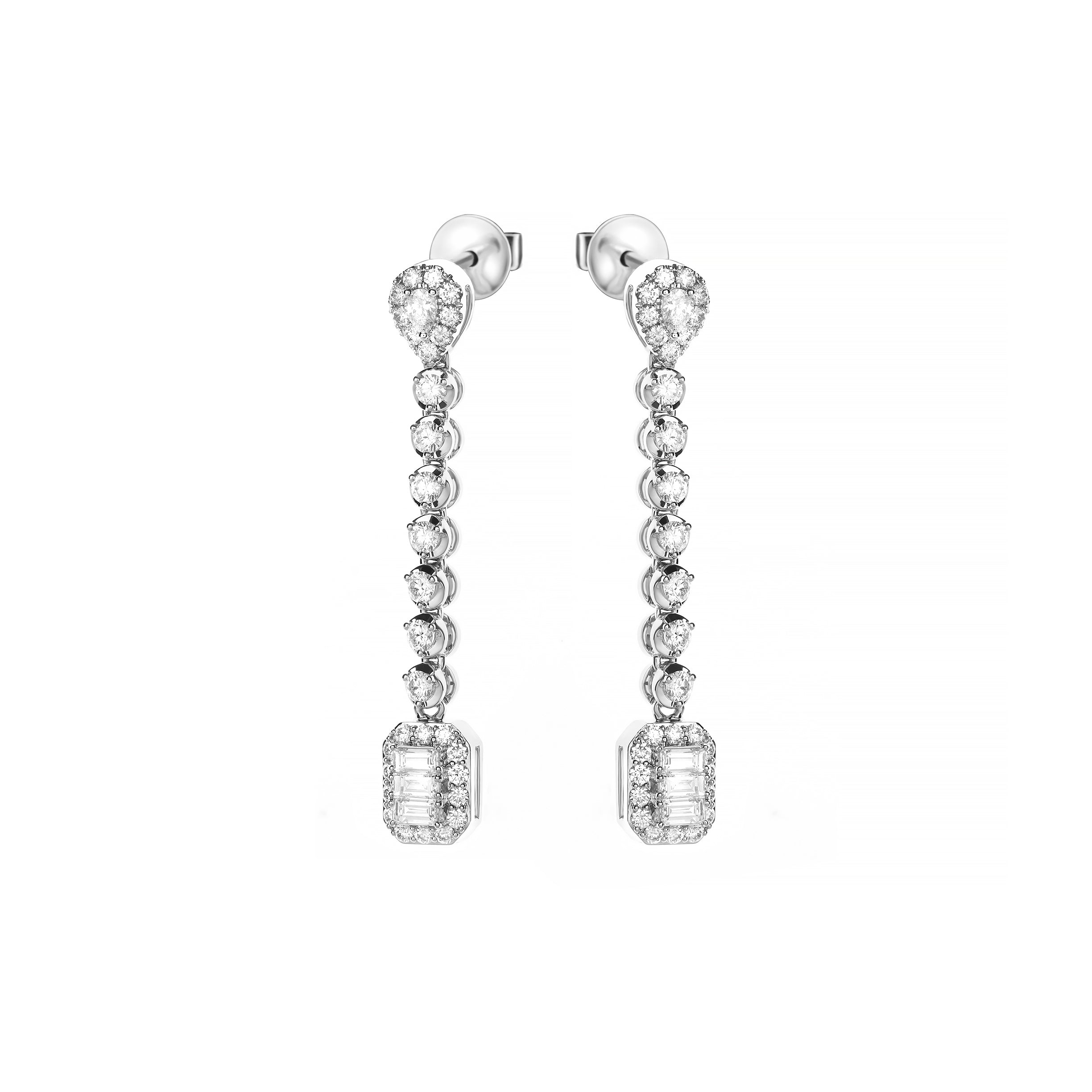 Flores Diamond Earrings (P2204070025)