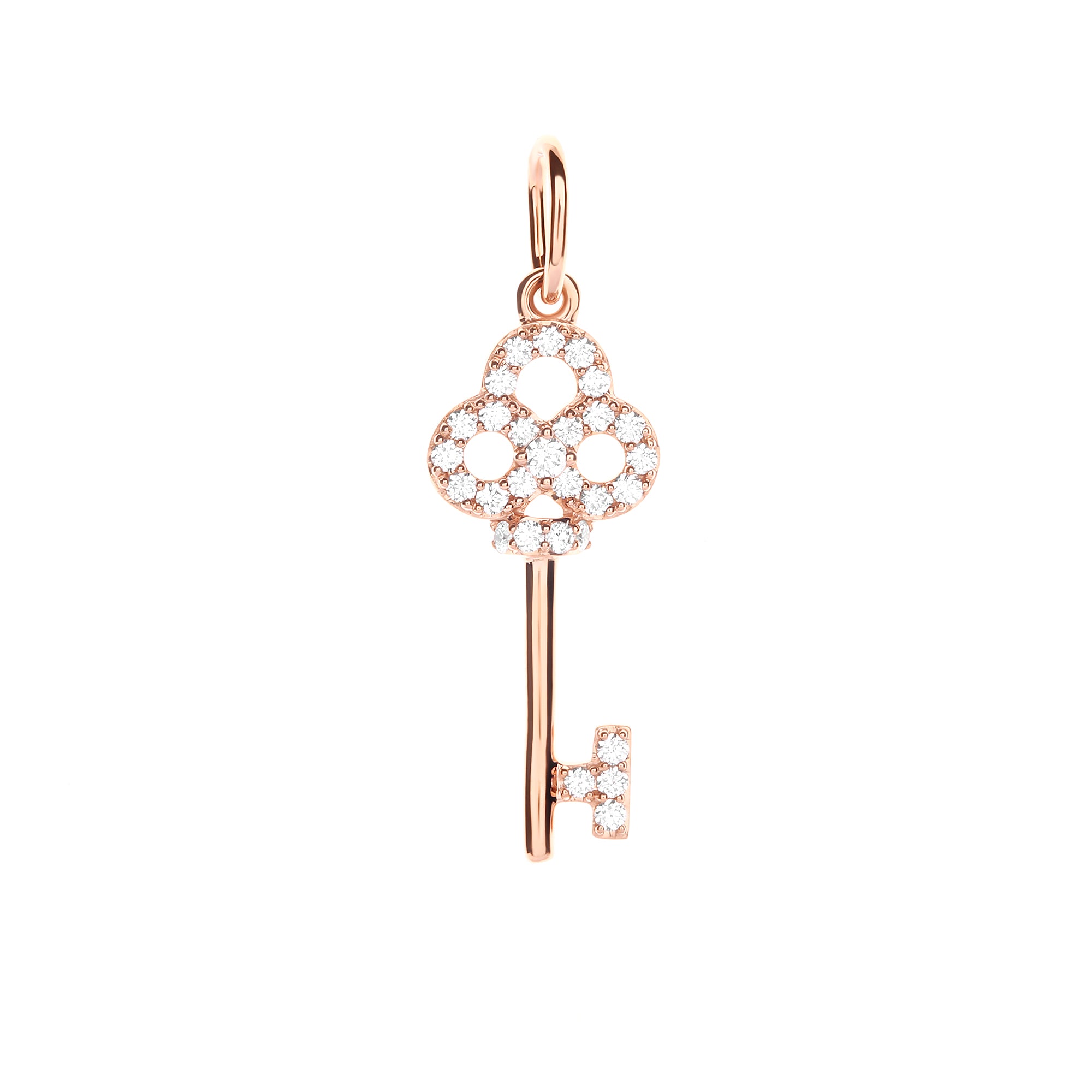 Modest Key Diamond Pendant (P2206230354)