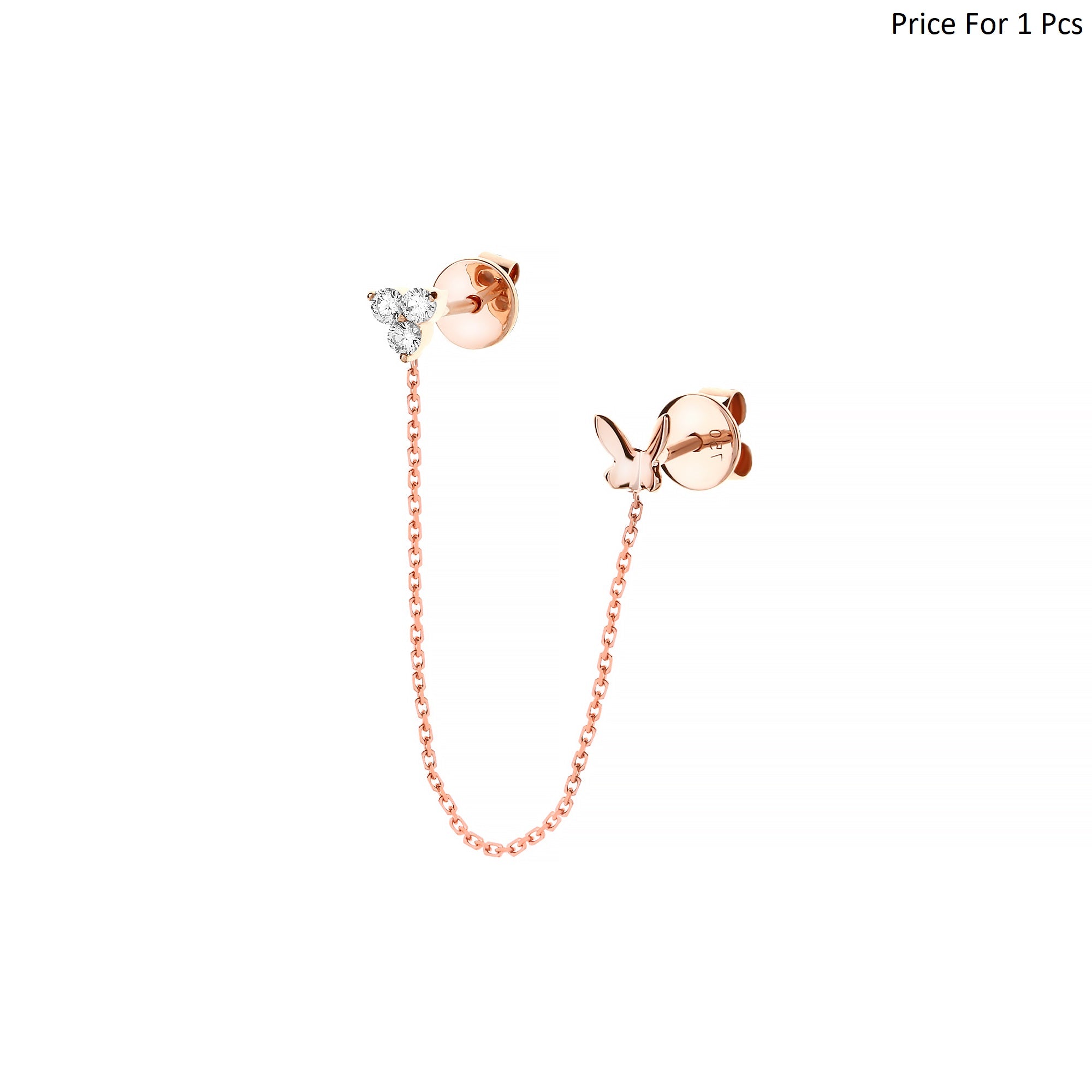 Naila Hanging Stud Diamond Earrings (P2110120035)