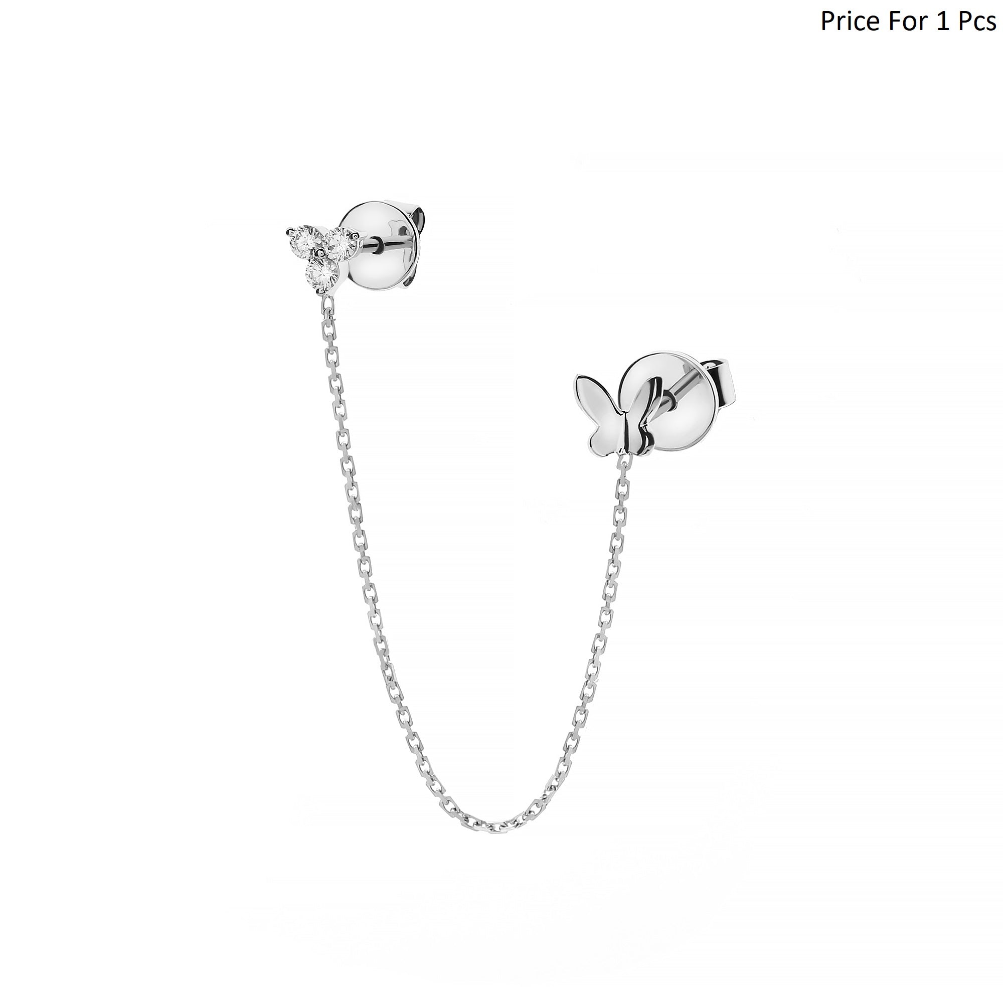 Naila Hanging Stud Diamond Earrings (P2110120035)