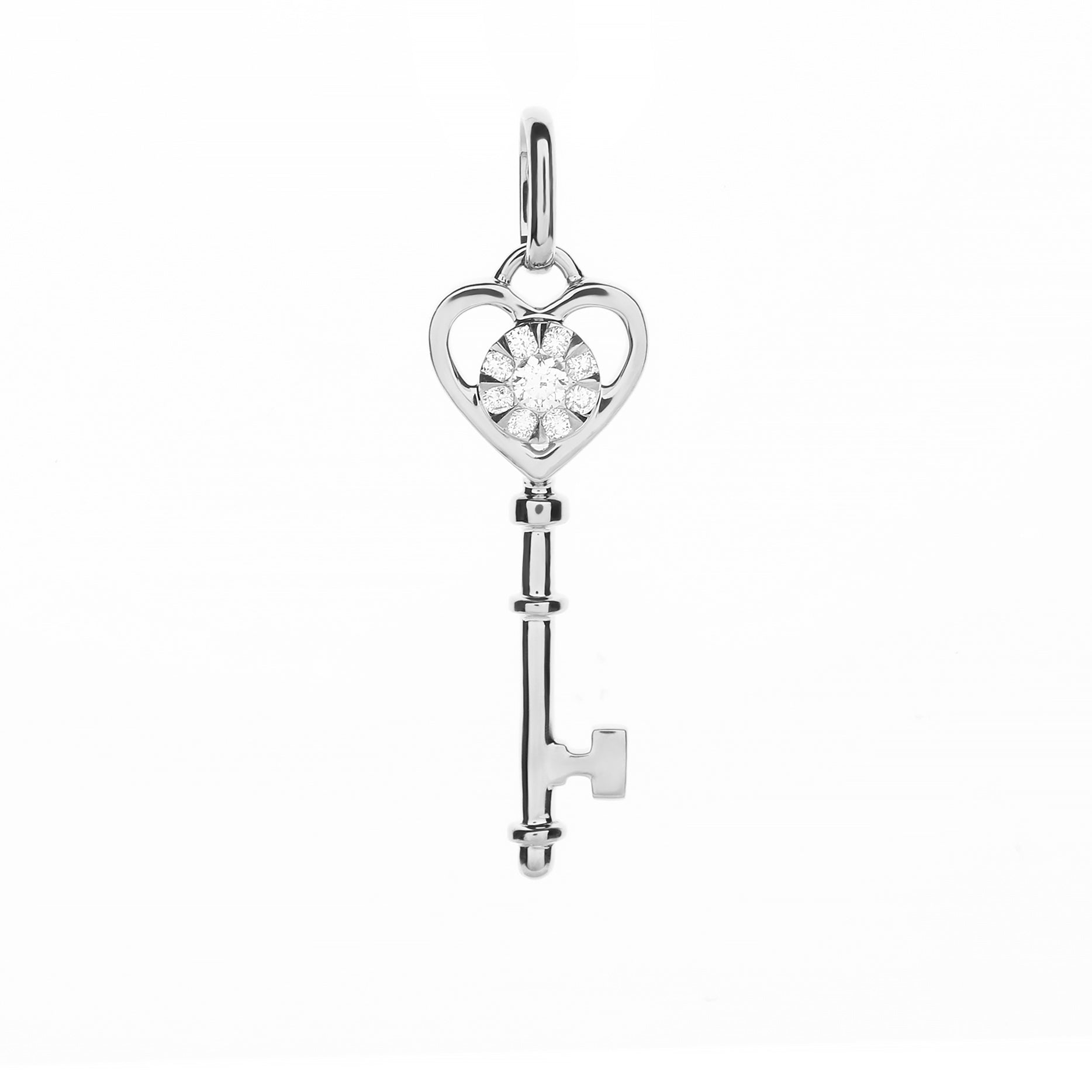 Romantic Key Diamond Pendant (P2206230351)