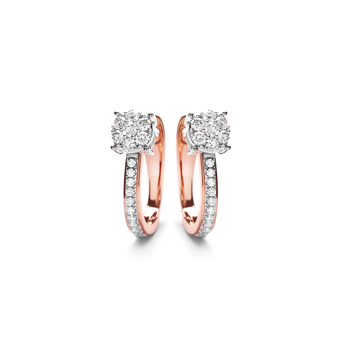 Shelby Set Two Tone Diamond Earrings (P2003200023)