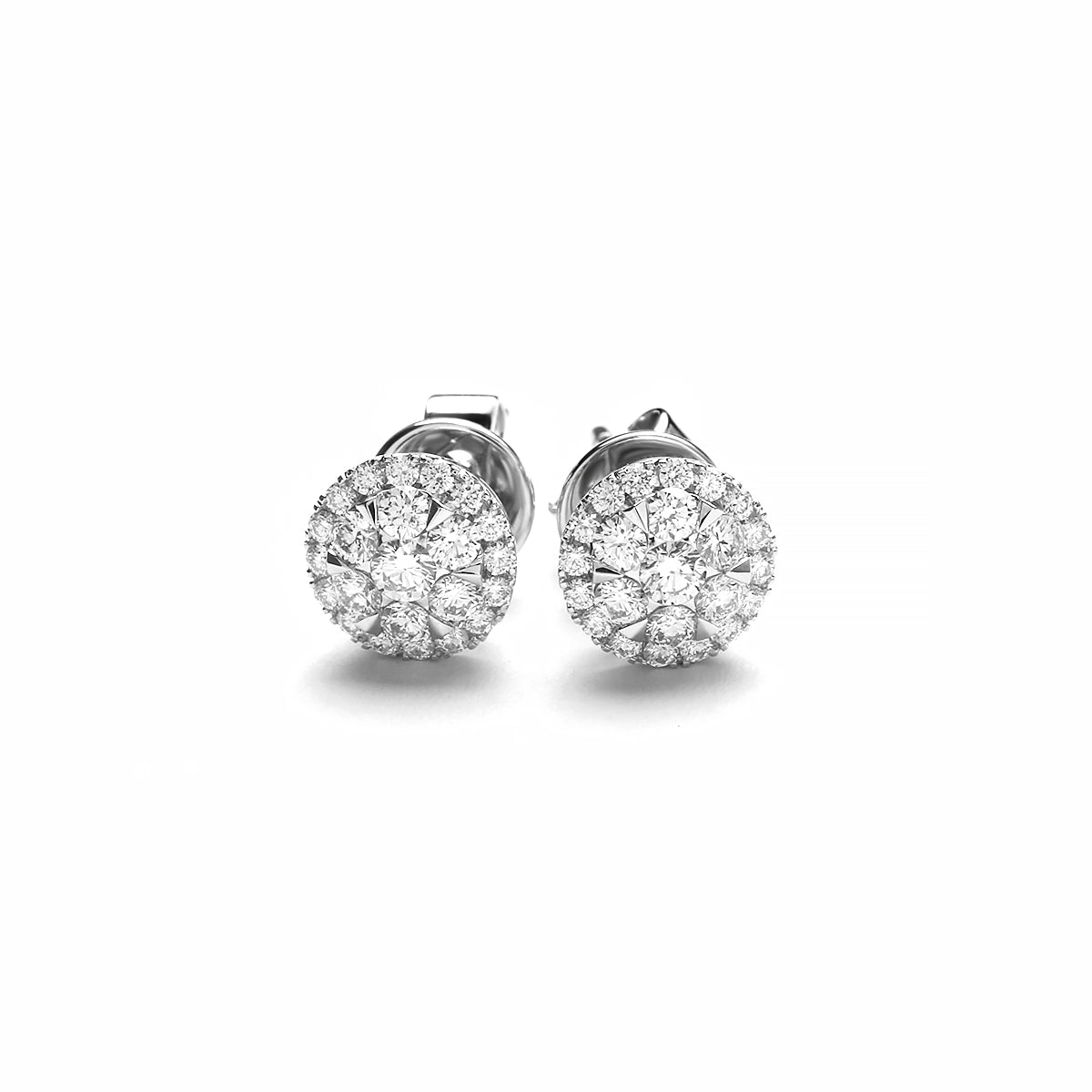 Levina Medium Set Diamond Earrings (P2301190063)