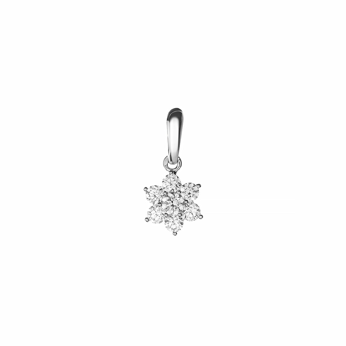 Sakura Small Set Diamond Pendant (P2101290431)