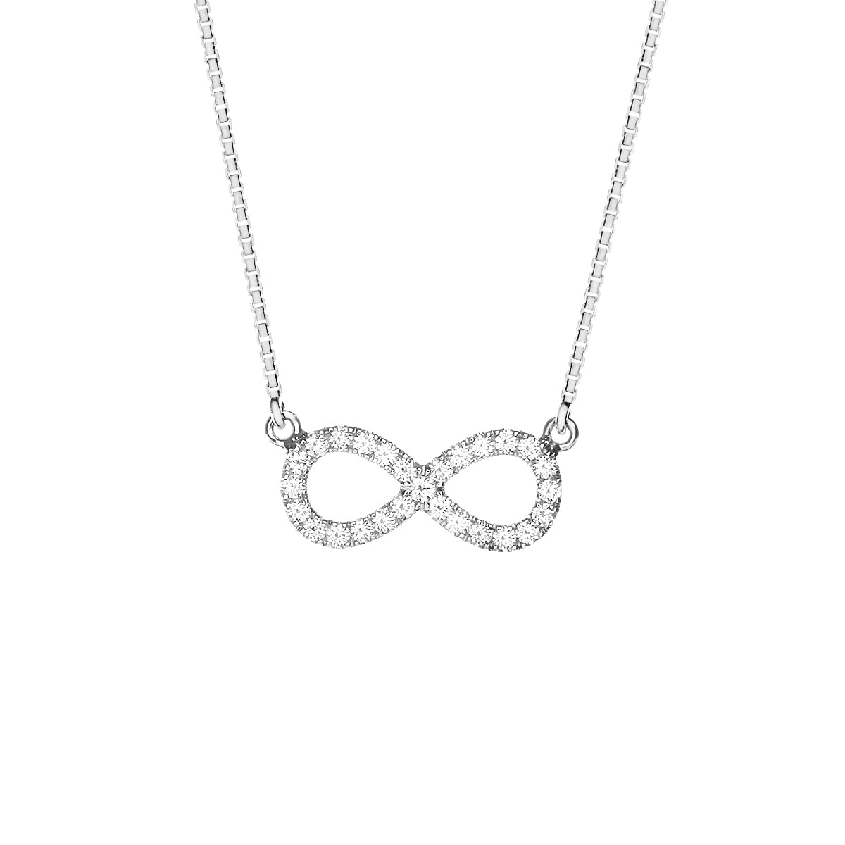 Infinity Diamond Necklace (P2001230079)