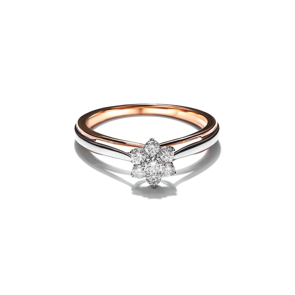 Sakura Two Tone Diamond Ring (P2010140088)