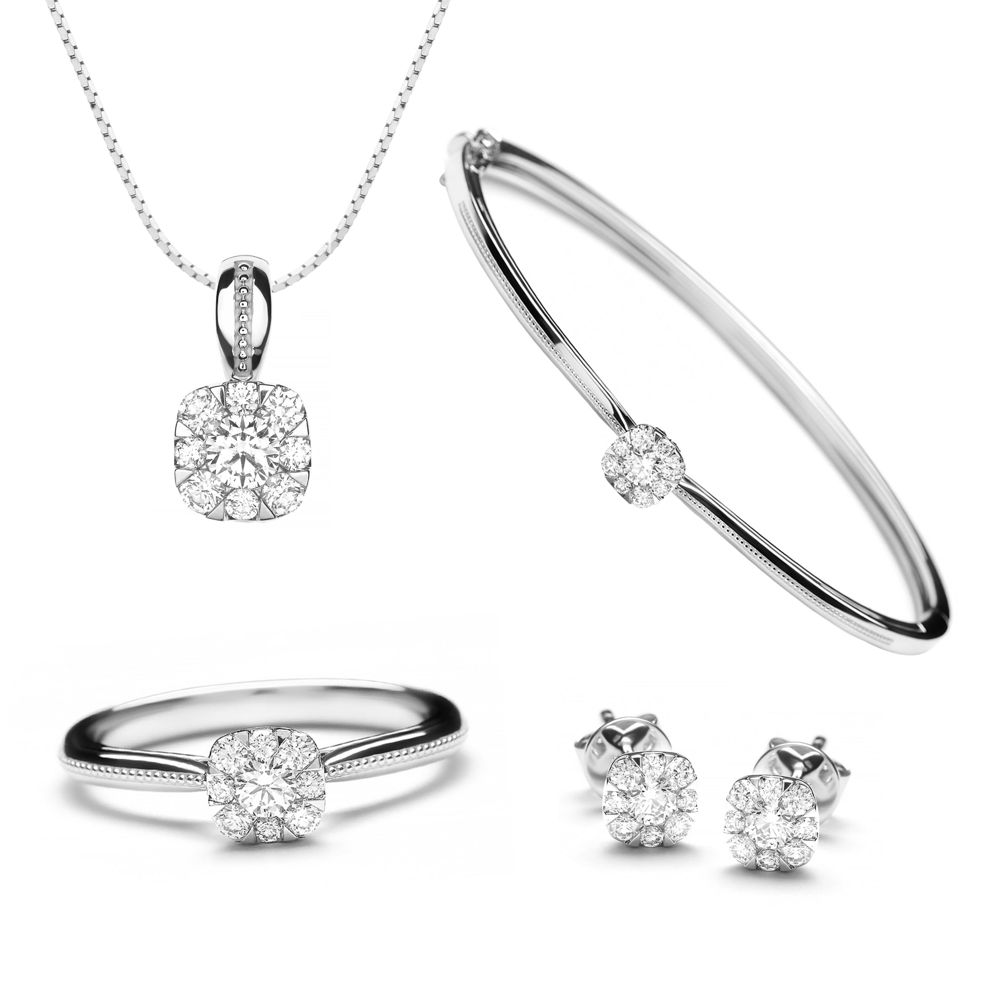Paloma Set Diamond (Champagne)