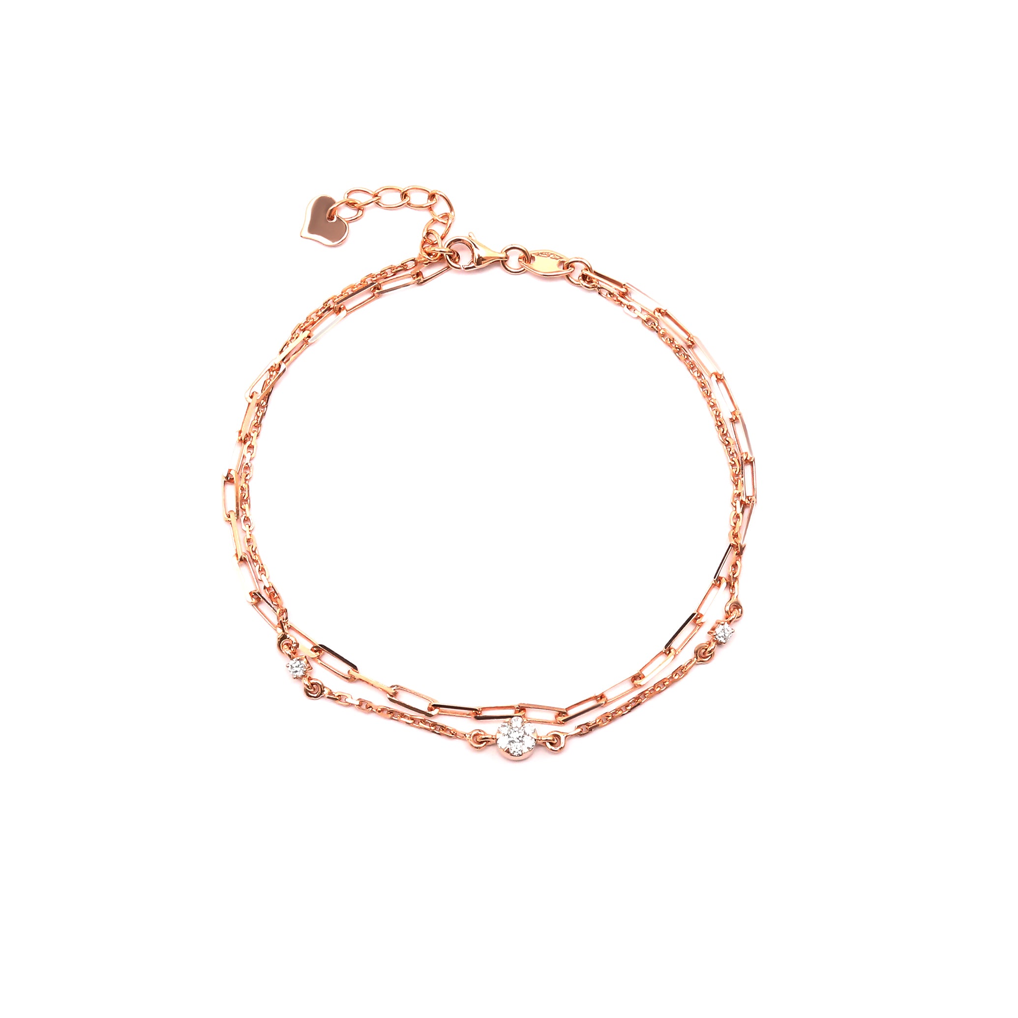 So Eun Diamond Double Layer Bracelet (P2111240072)