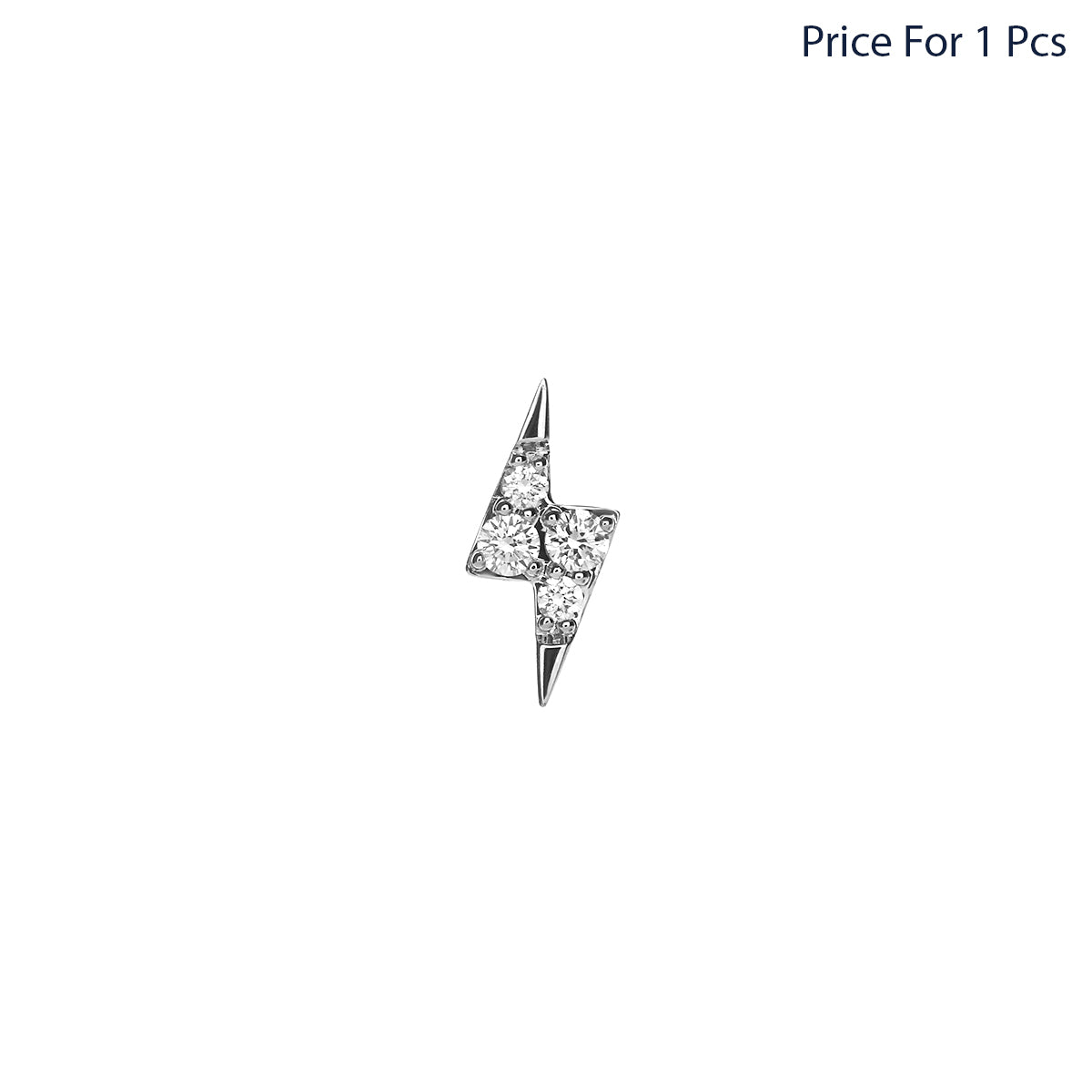 Thunder Stud Diamond Earrings (P2006120023)