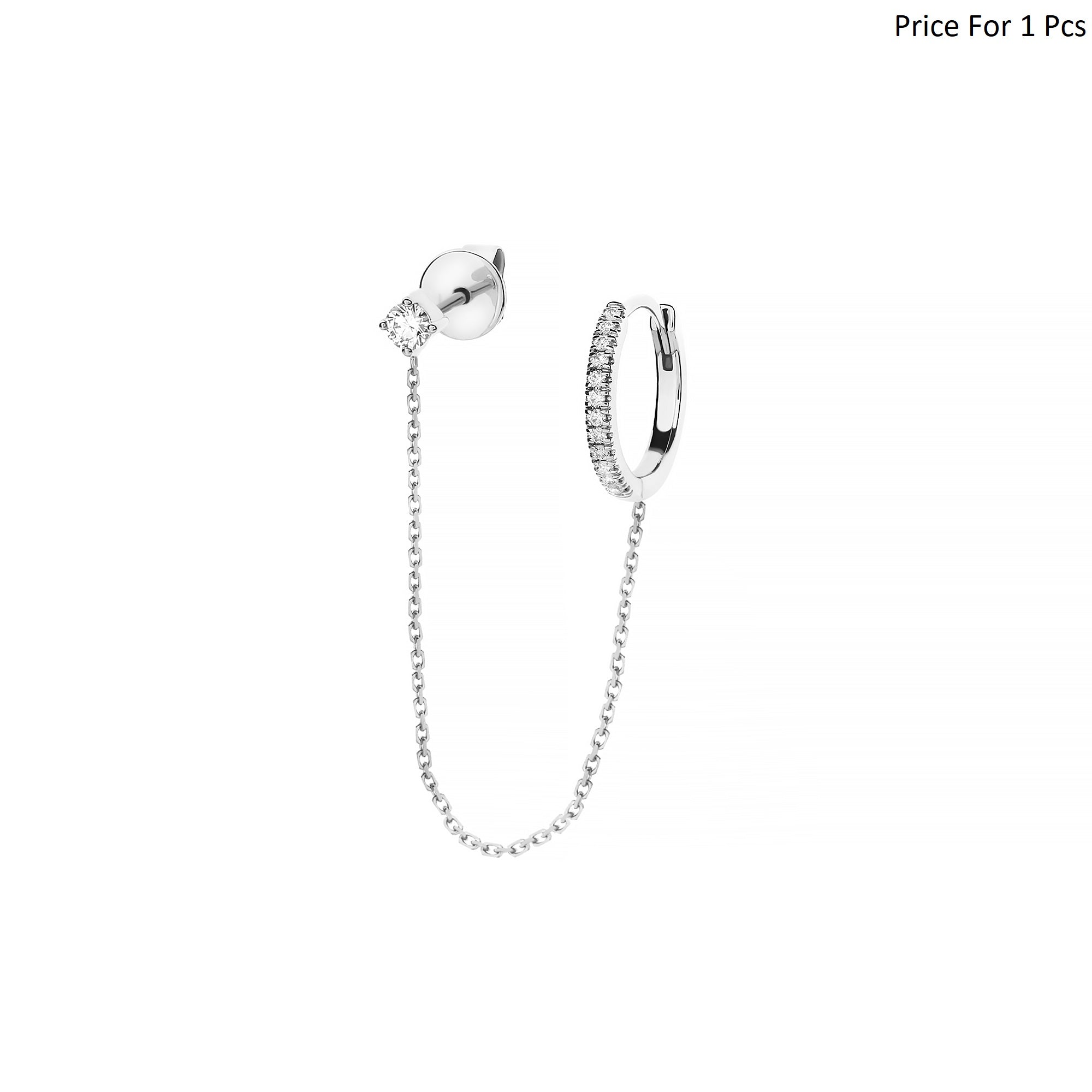 Ella Hanging Stud Diamond Earrings (P2110120037)