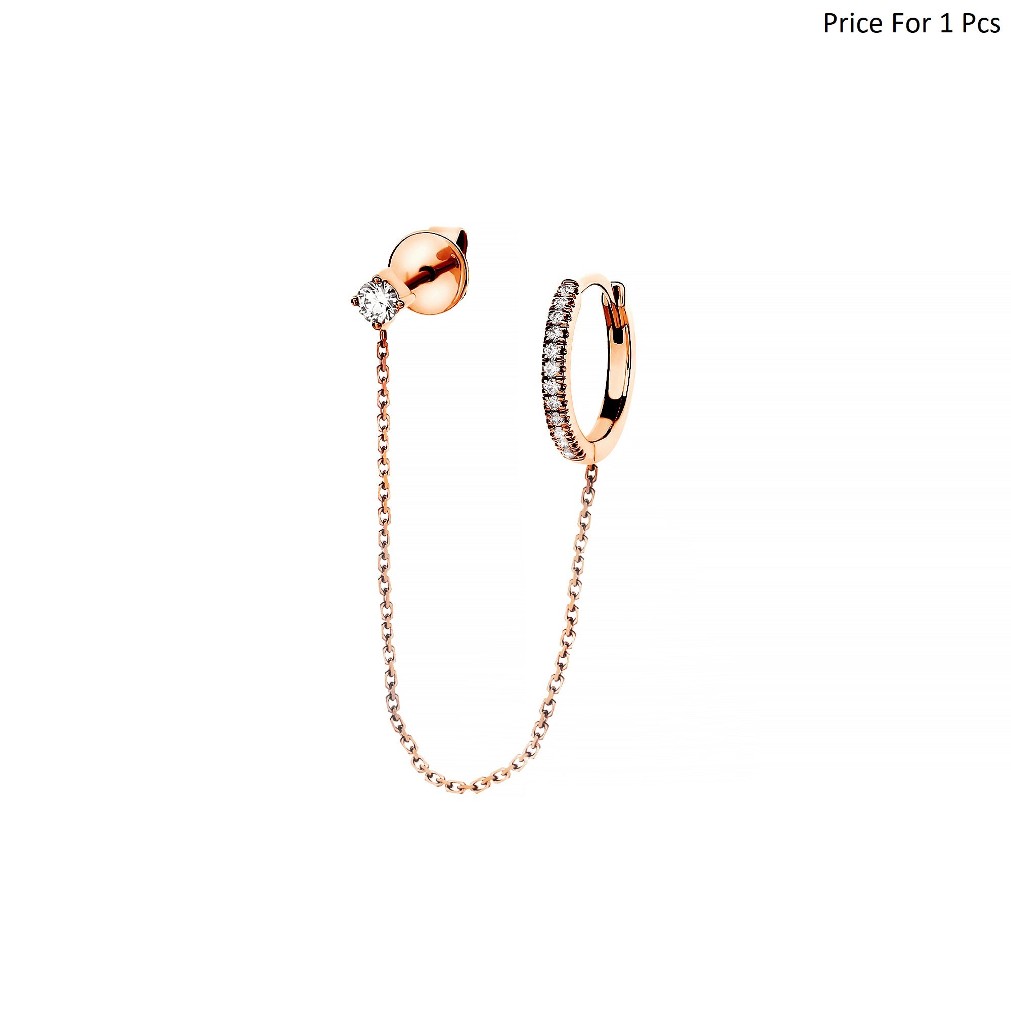 Ella Hanging Stud Diamond Earrings (P2110120037)