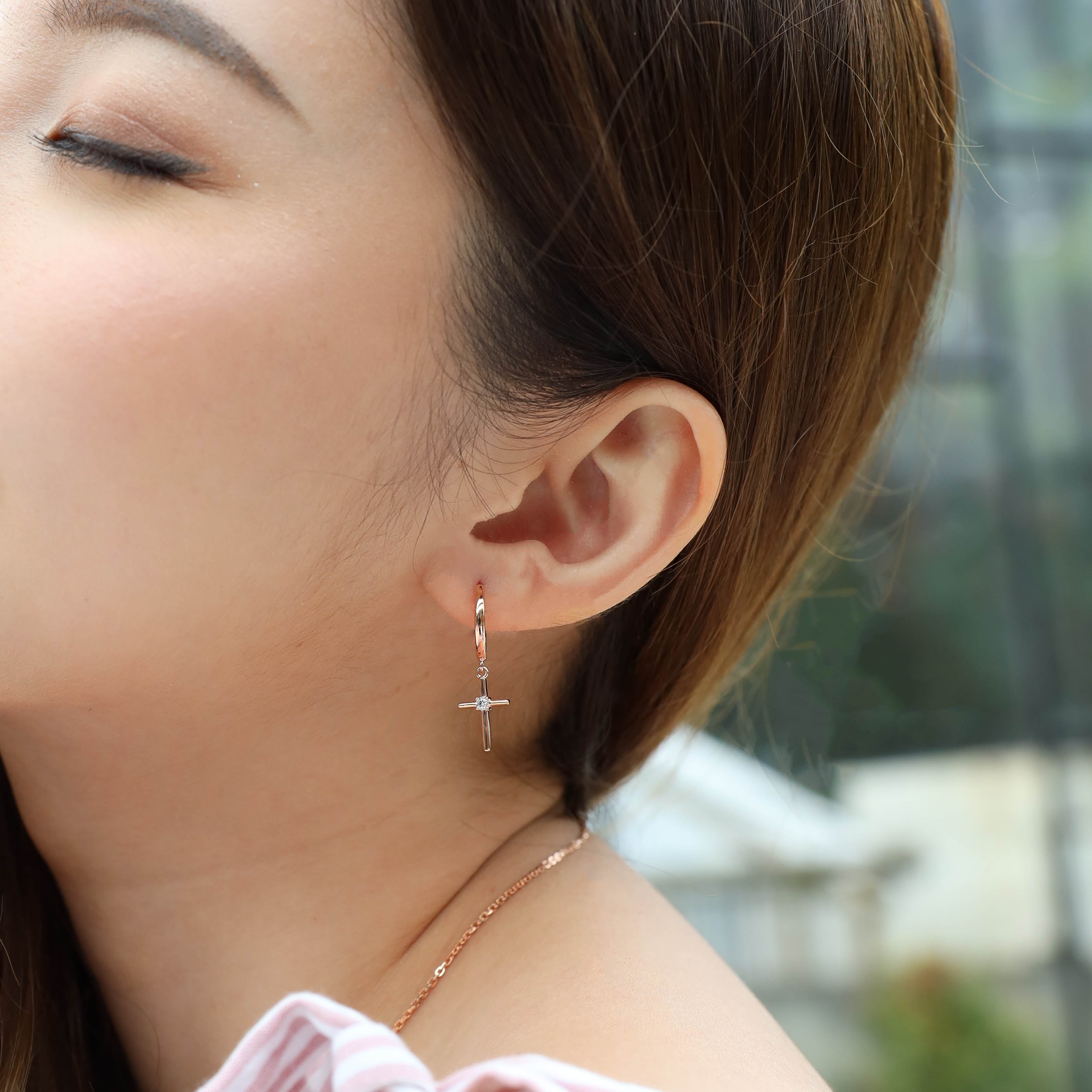 Faith Stud Diamond Earrings (P2205100042)