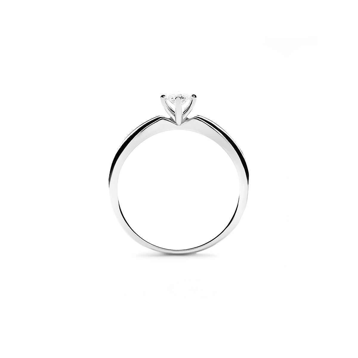 Giselle Small Platinum Diamond Ring (T2001290001)