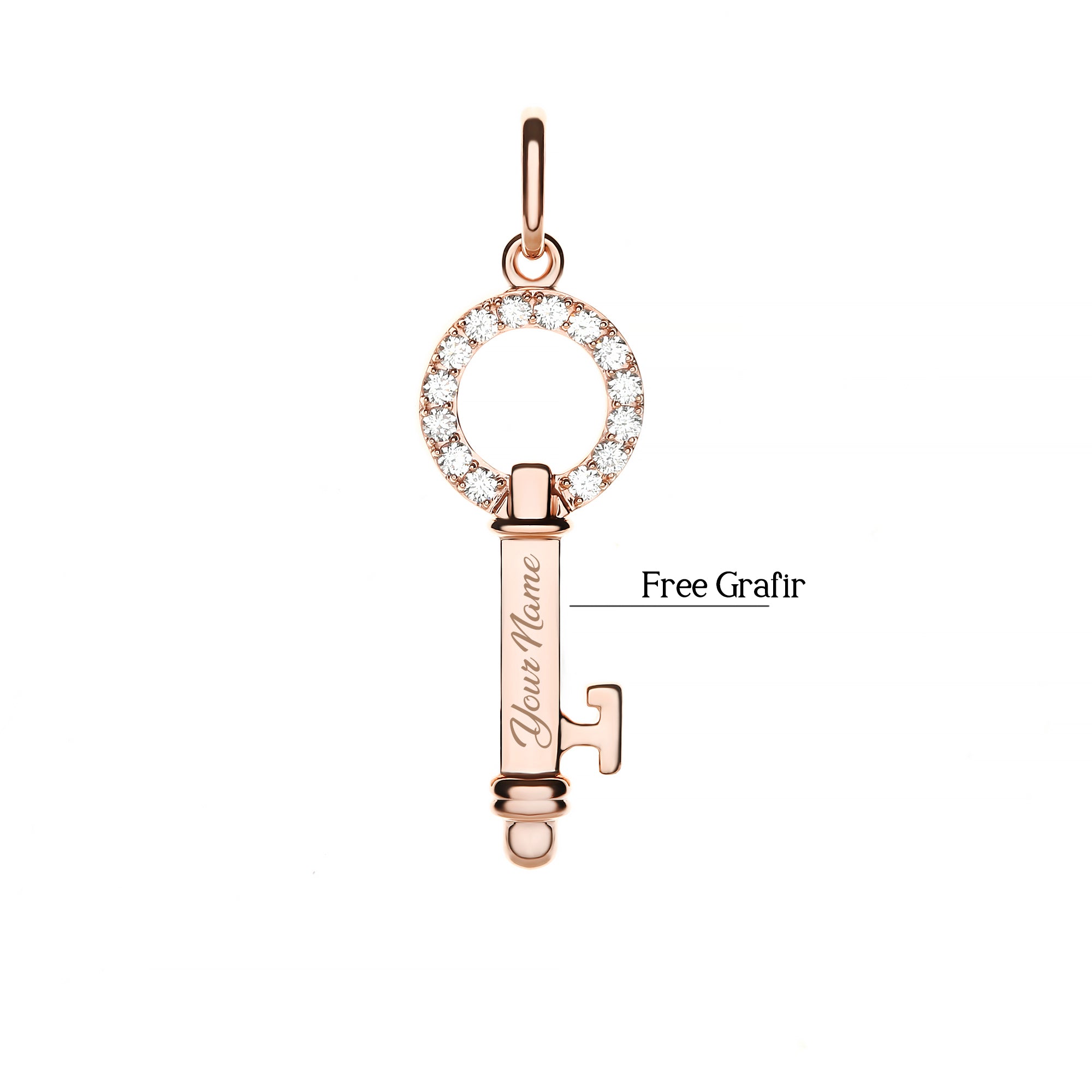 Integrity Key Diamond Pendant (P2206230386)