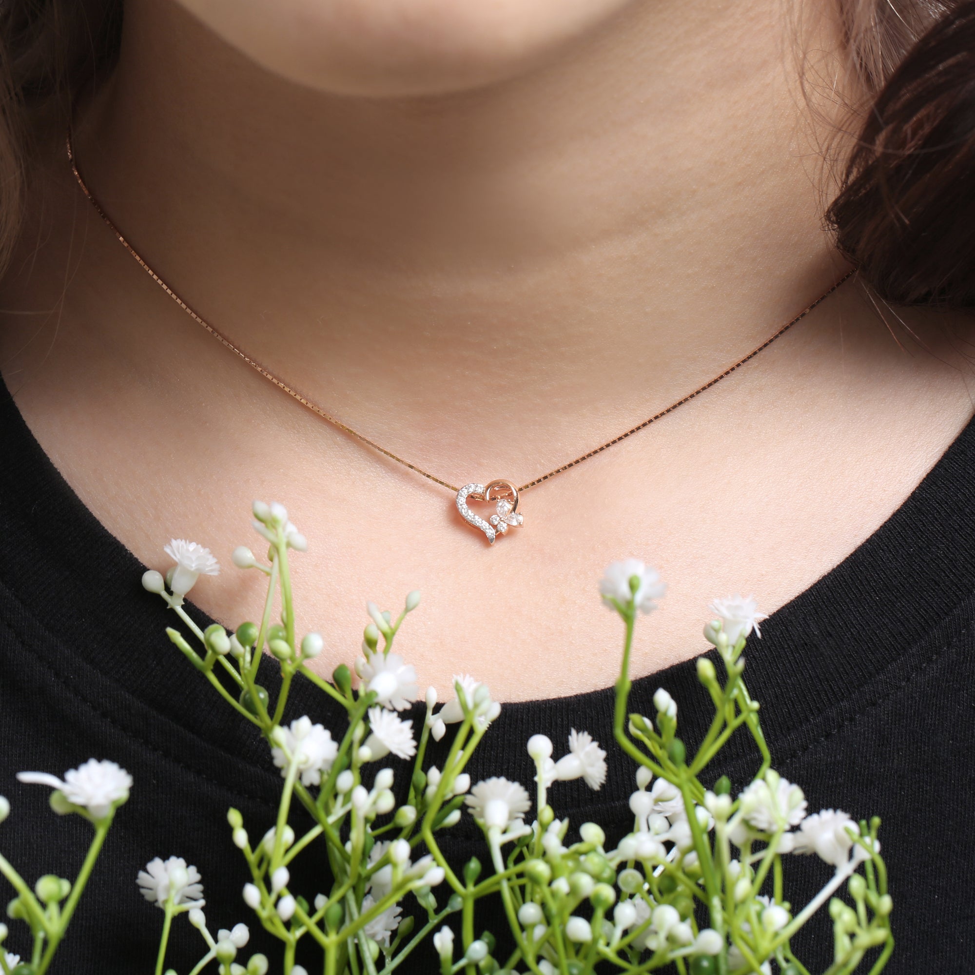 Lovable Pear Diamond Pendant (P2201110138)