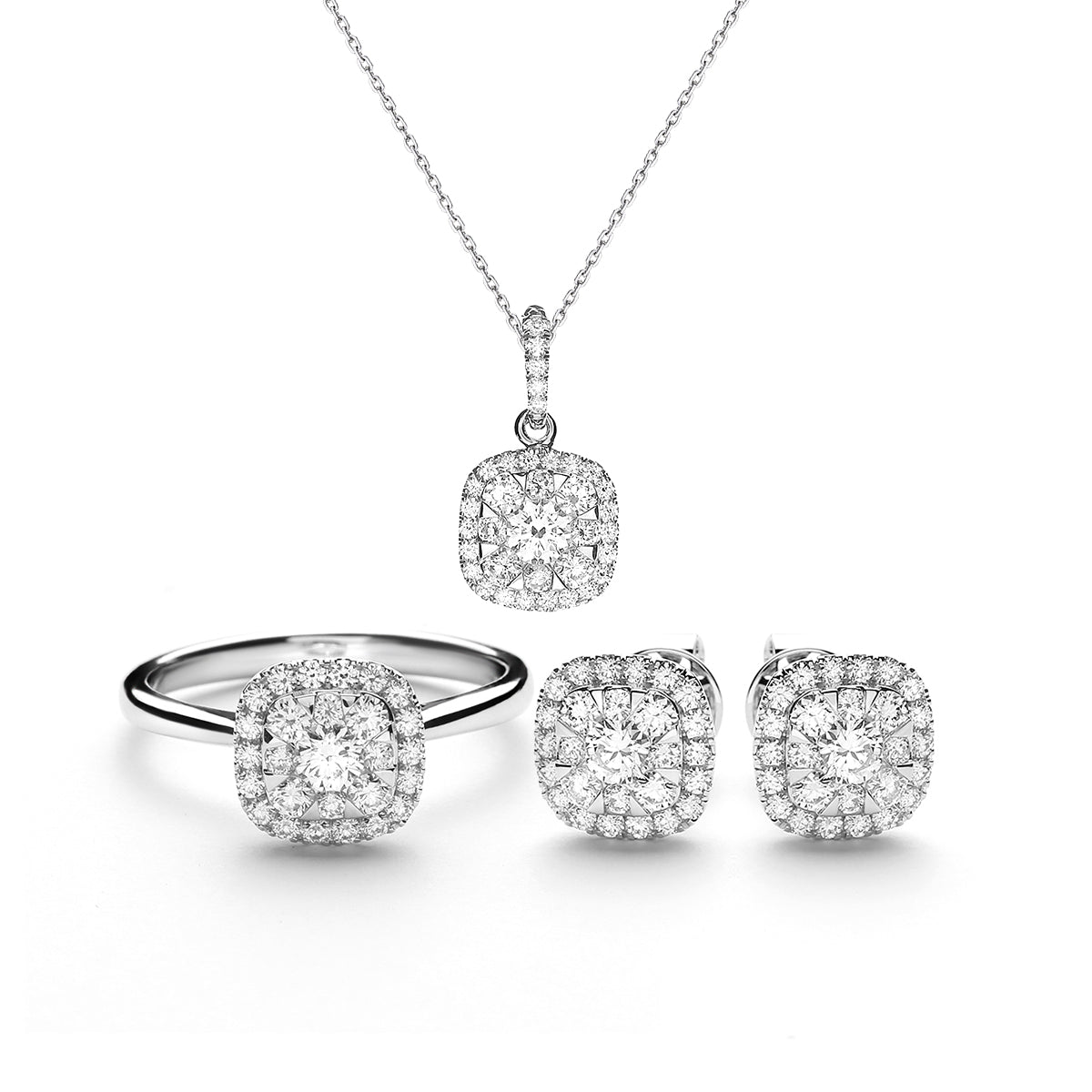 Nadine Medium Set Diamond (Champagne)