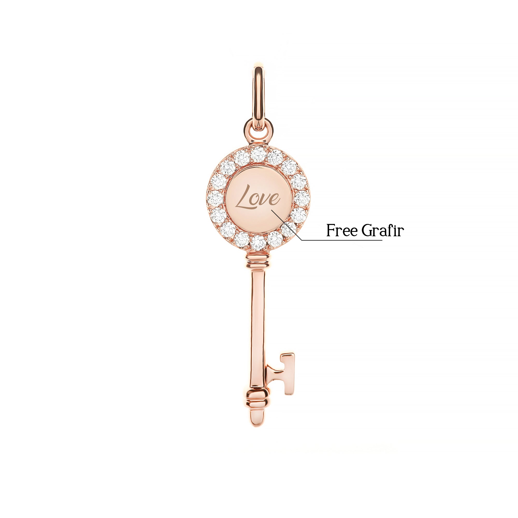 Persona Key Diamond Pendant (P2206230404)
