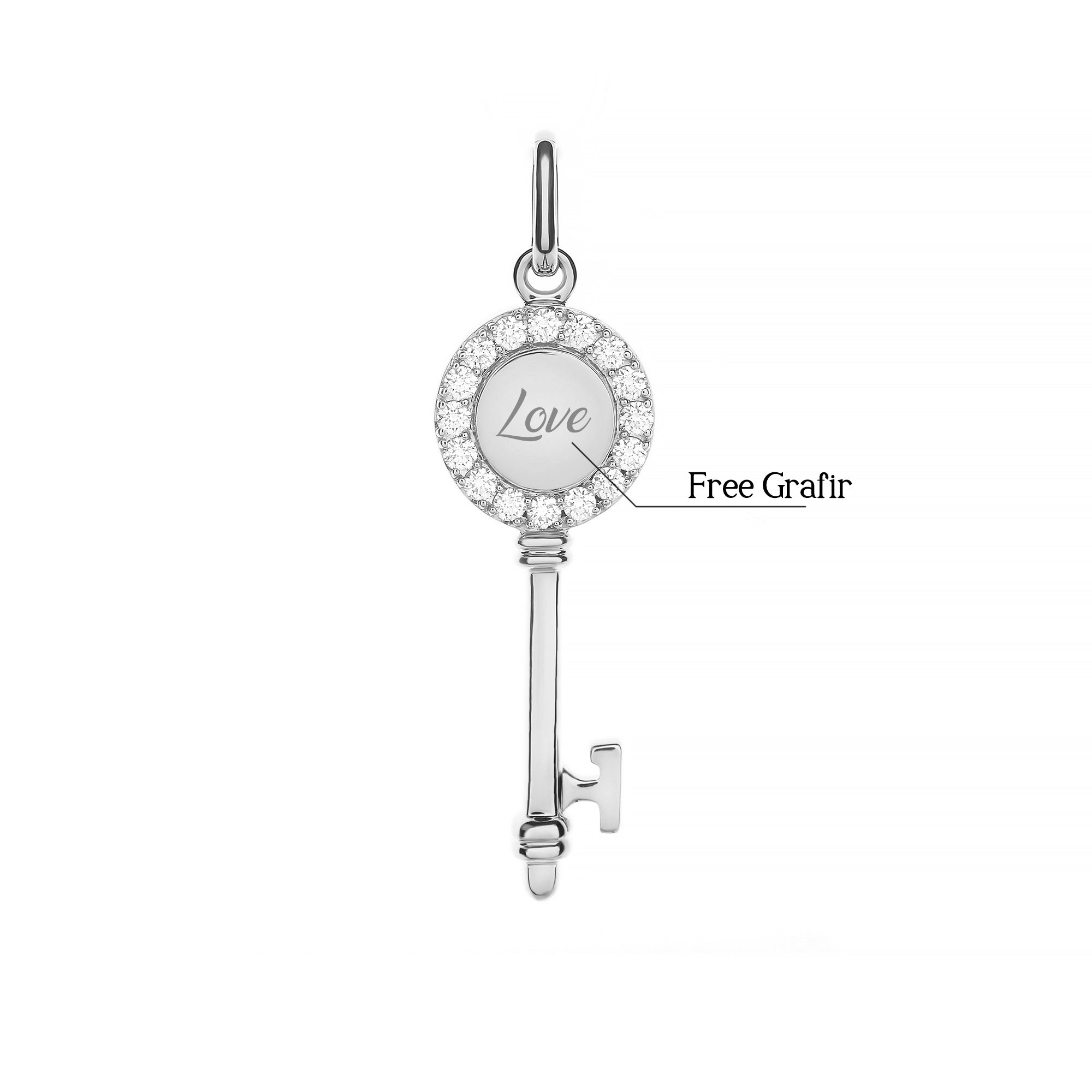 Persona Key Diamond Pendant (P2206230404)