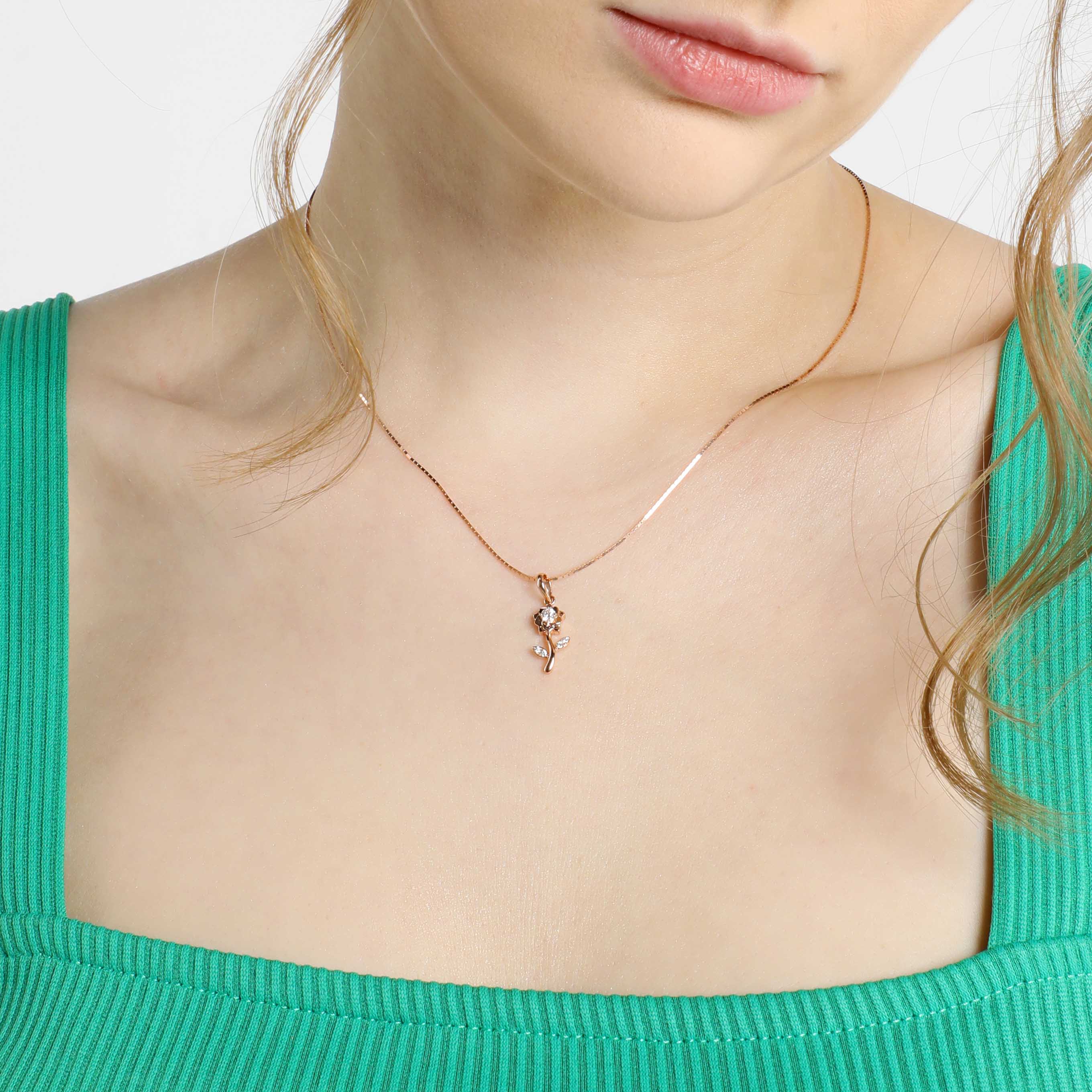 Rose Diamond Pendant (P2209060068)