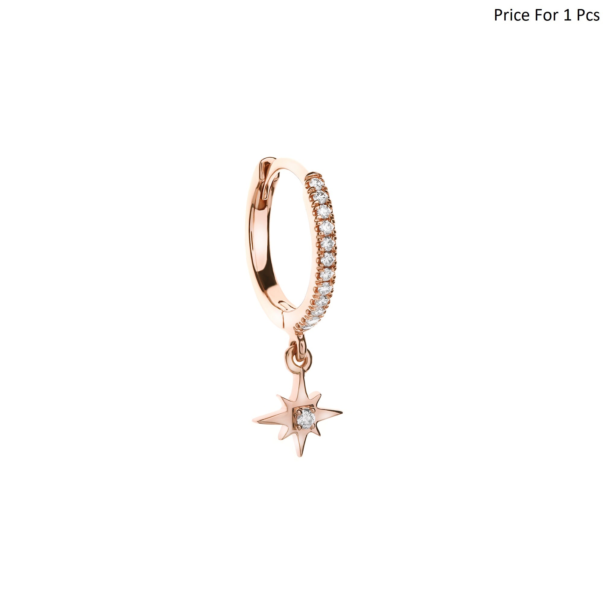 Starlite Hoop Stud Diamond Earrings (P2110080038)