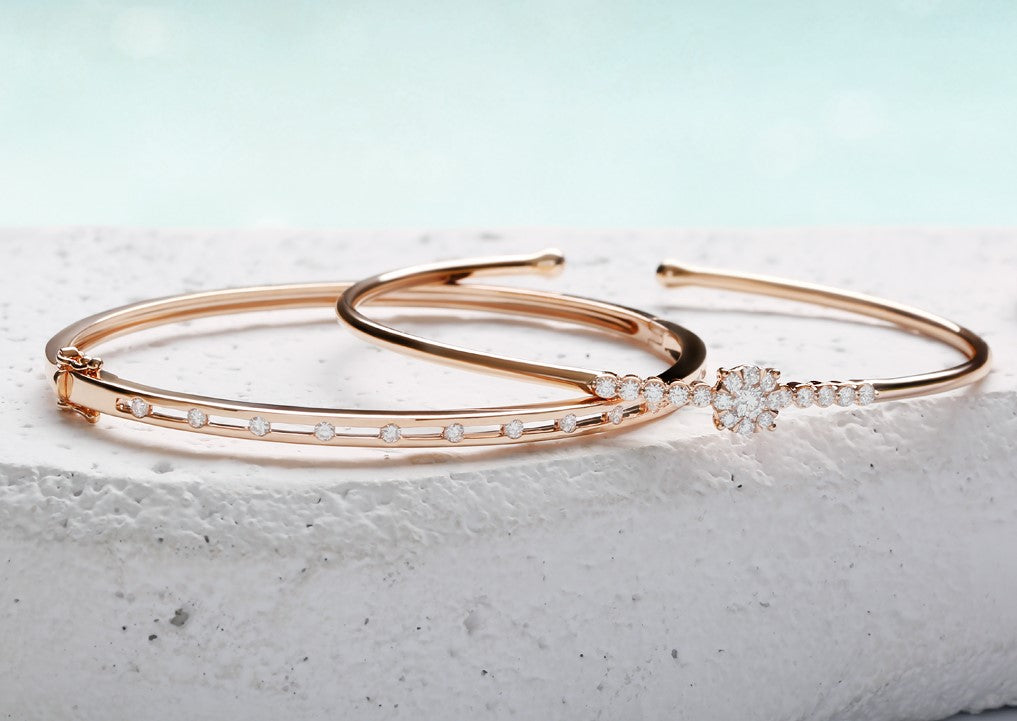 Diamond Bangles